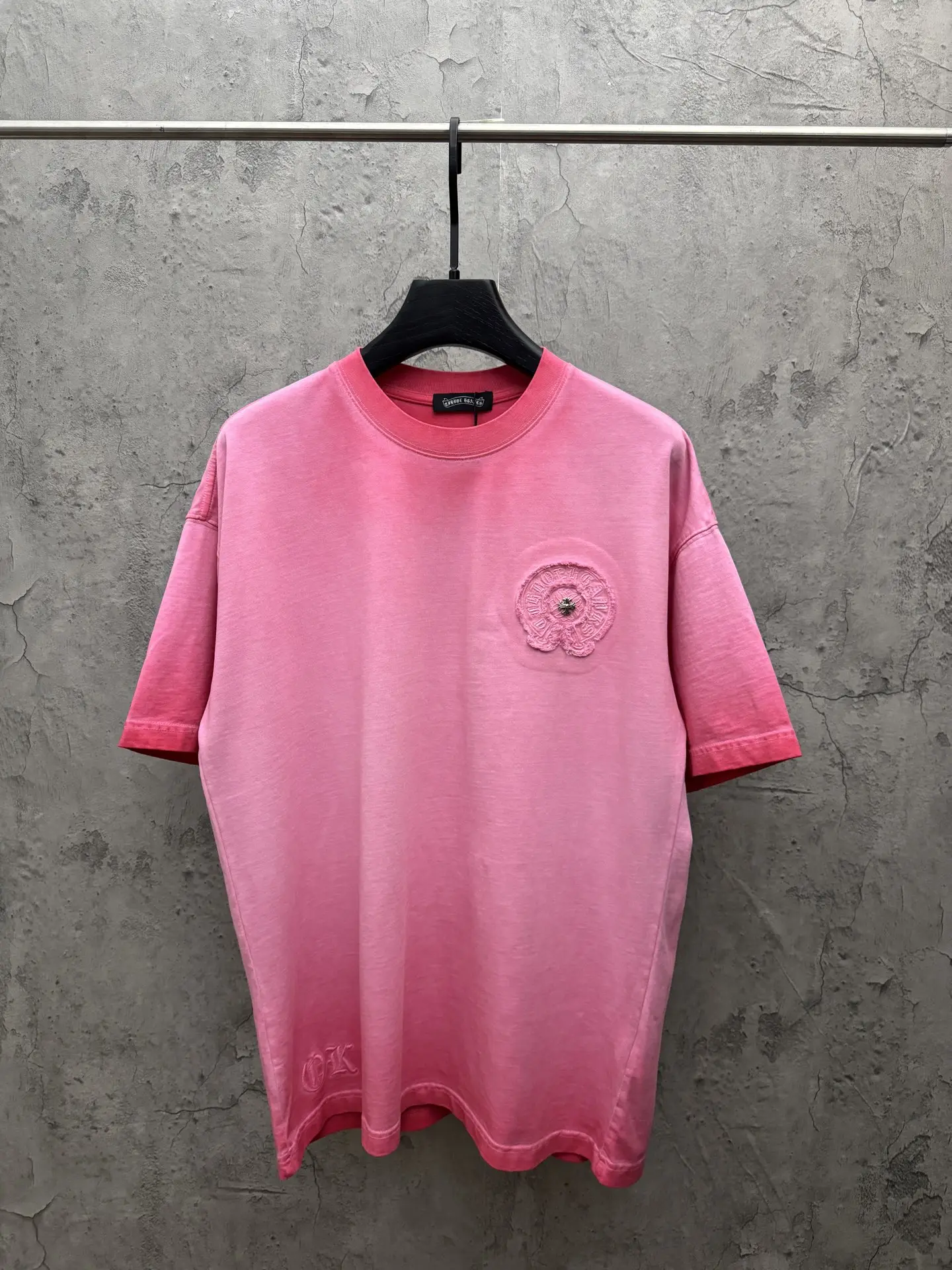 Embroidered Washed Cotton T-Shirt D17514372