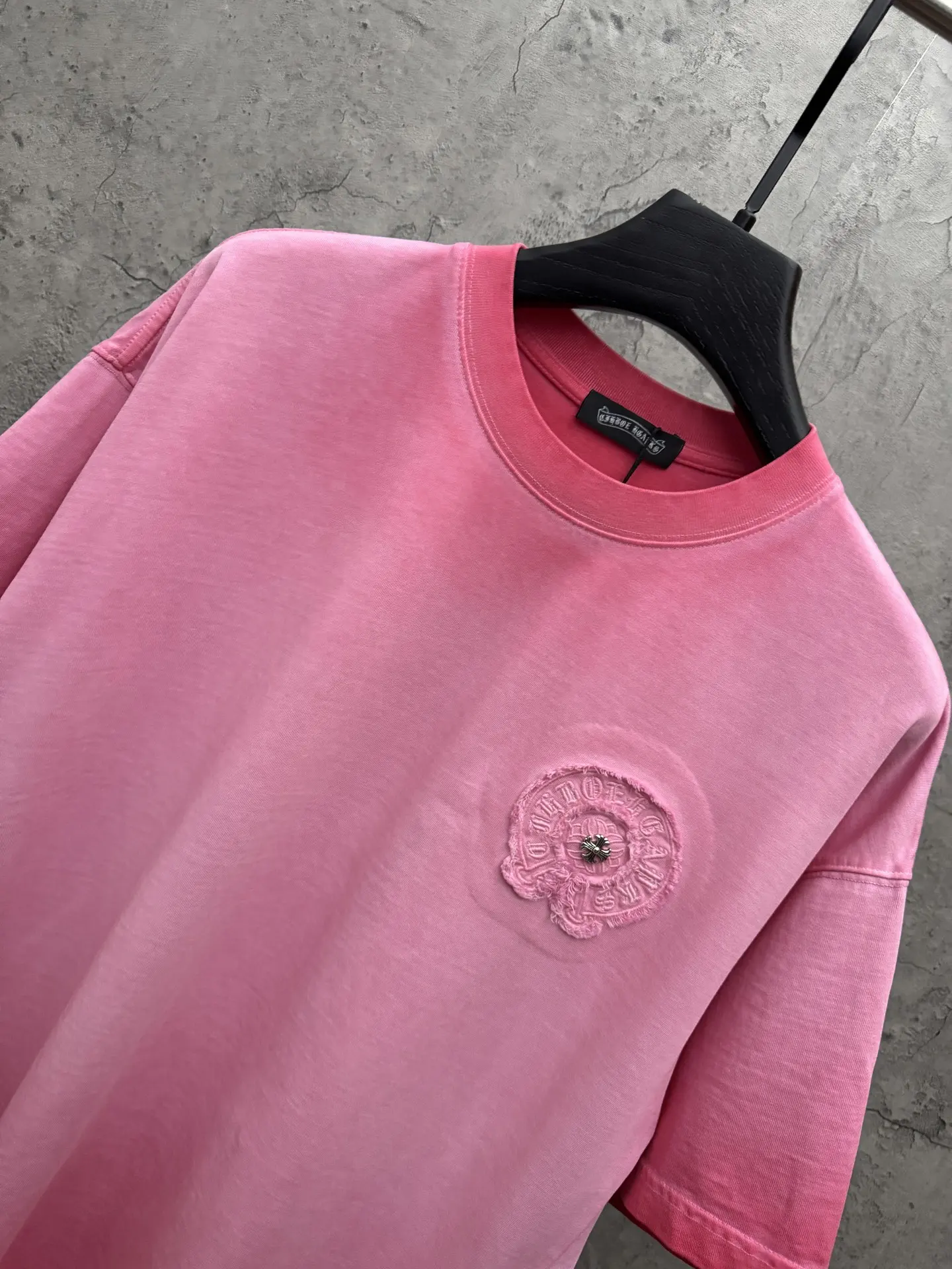 Embroidered Washed Cotton T-Shirt D17514372 — view 3