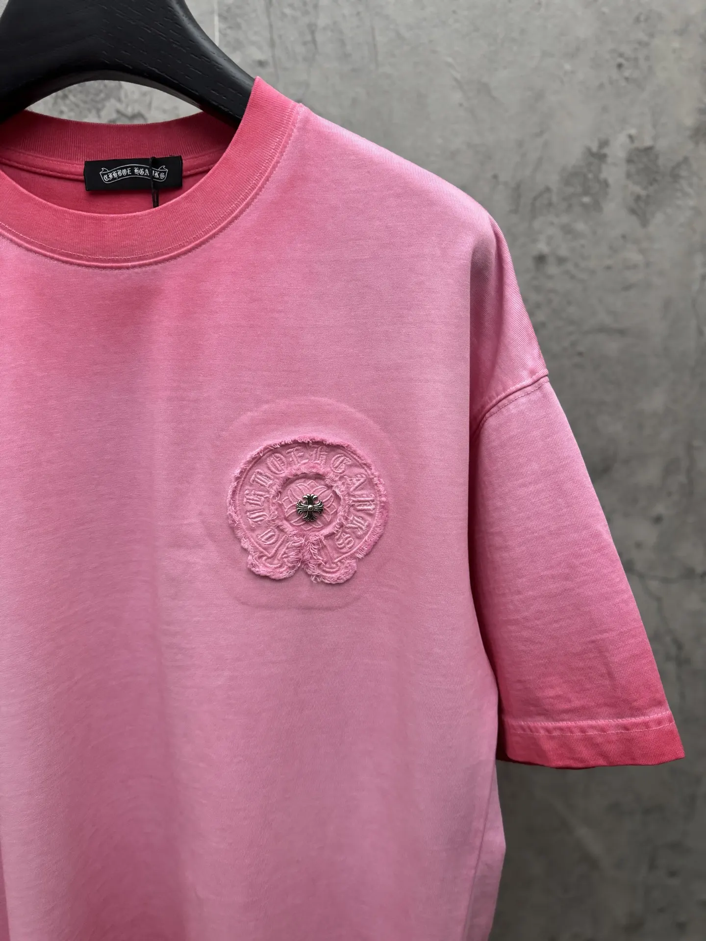 Embroidered Washed Cotton T-Shirt D17514372 — view 5