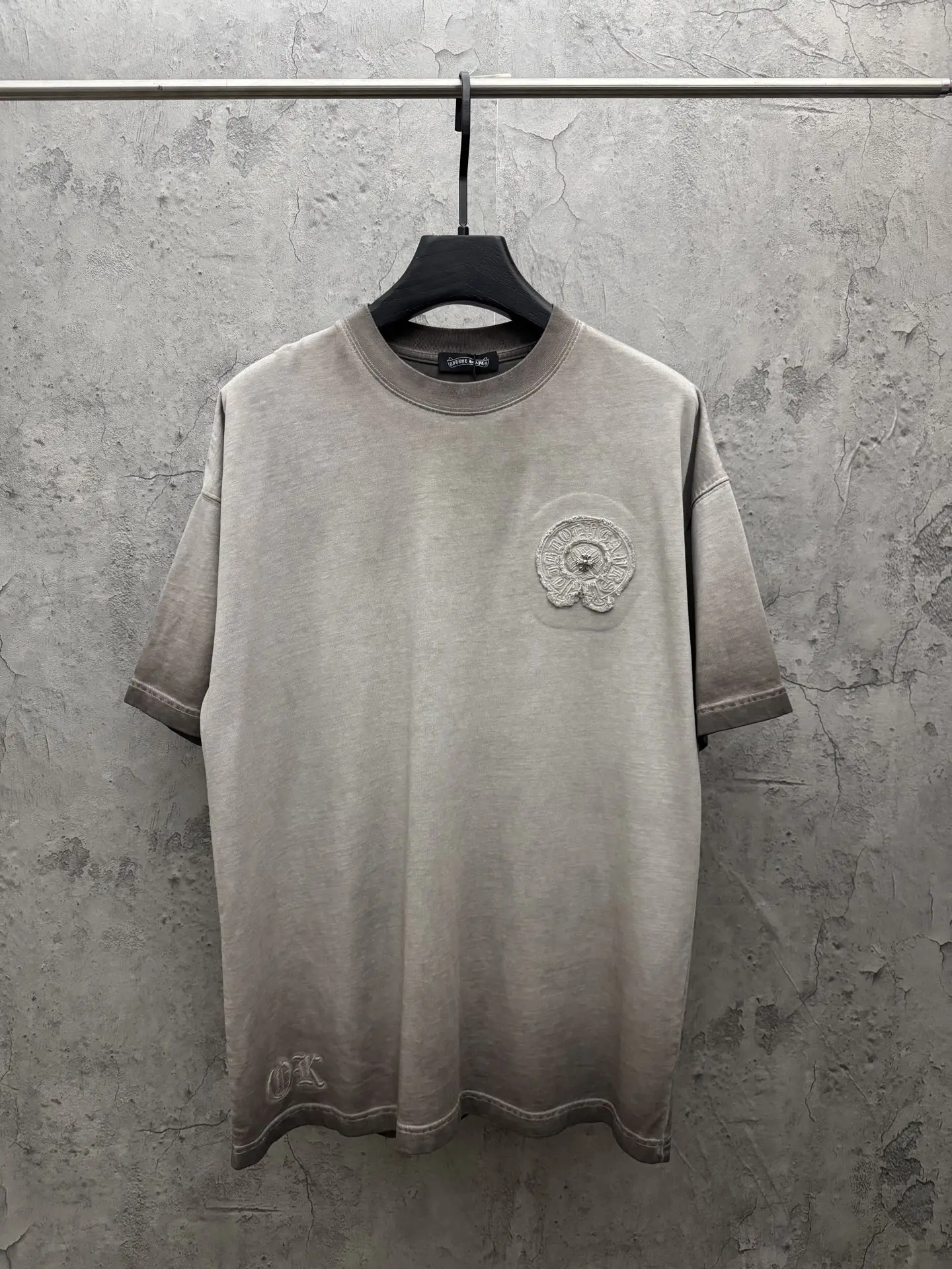 Embroidered Washed Cotton T-Shirt D17514367