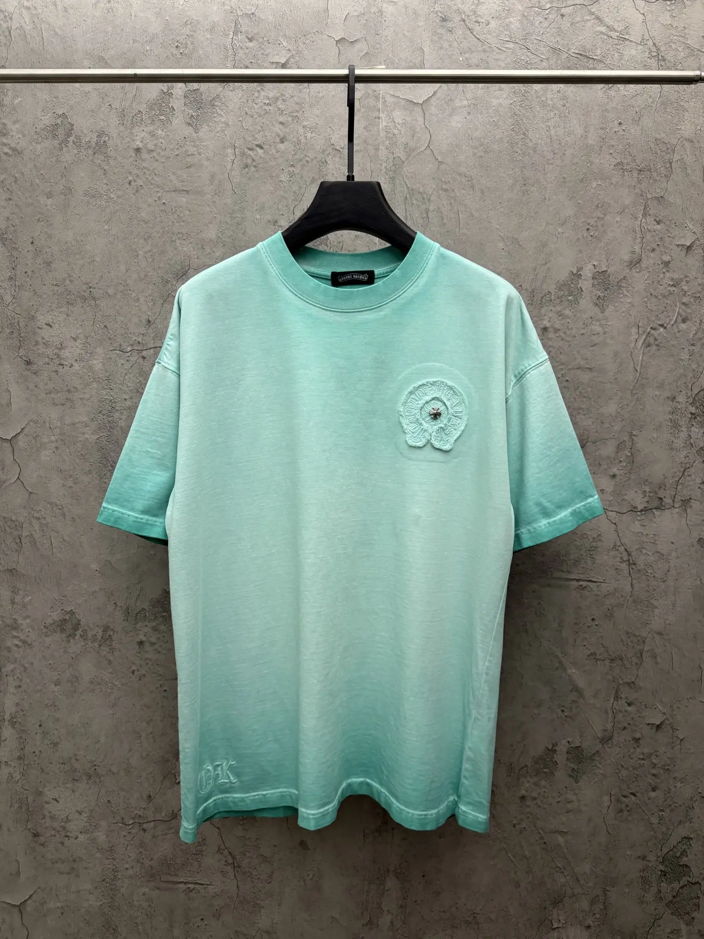 Embroidered Washed Cotton T-Shirt D17514370