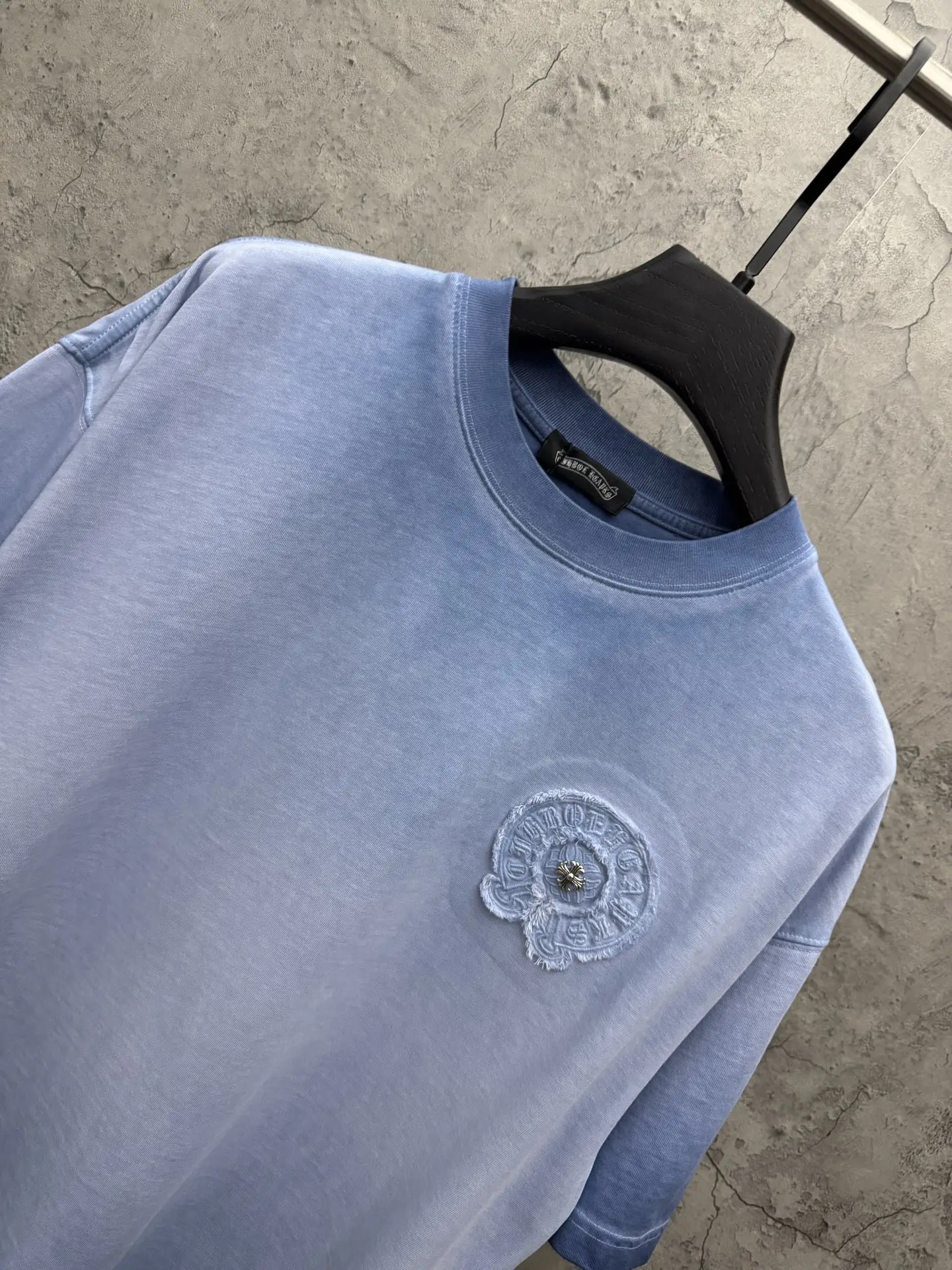 Chrome Hearts Acid-Wash Embroidered T-Shirt D17514368 — view 3