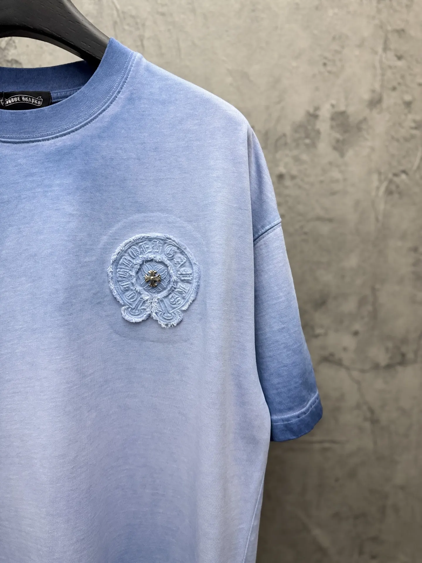Chrome Hearts Acid-Wash Embroidered T-Shirt D17514368 — view 5