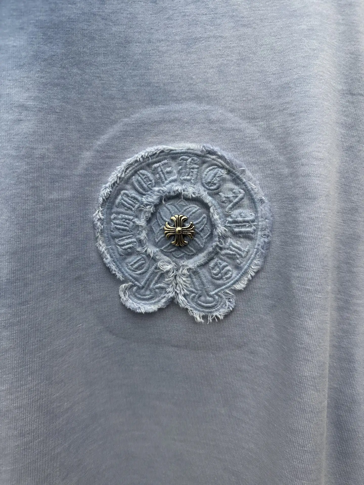 Chrome Hearts Acid-Wash Embroidered T-Shirt D17514368 — view 6