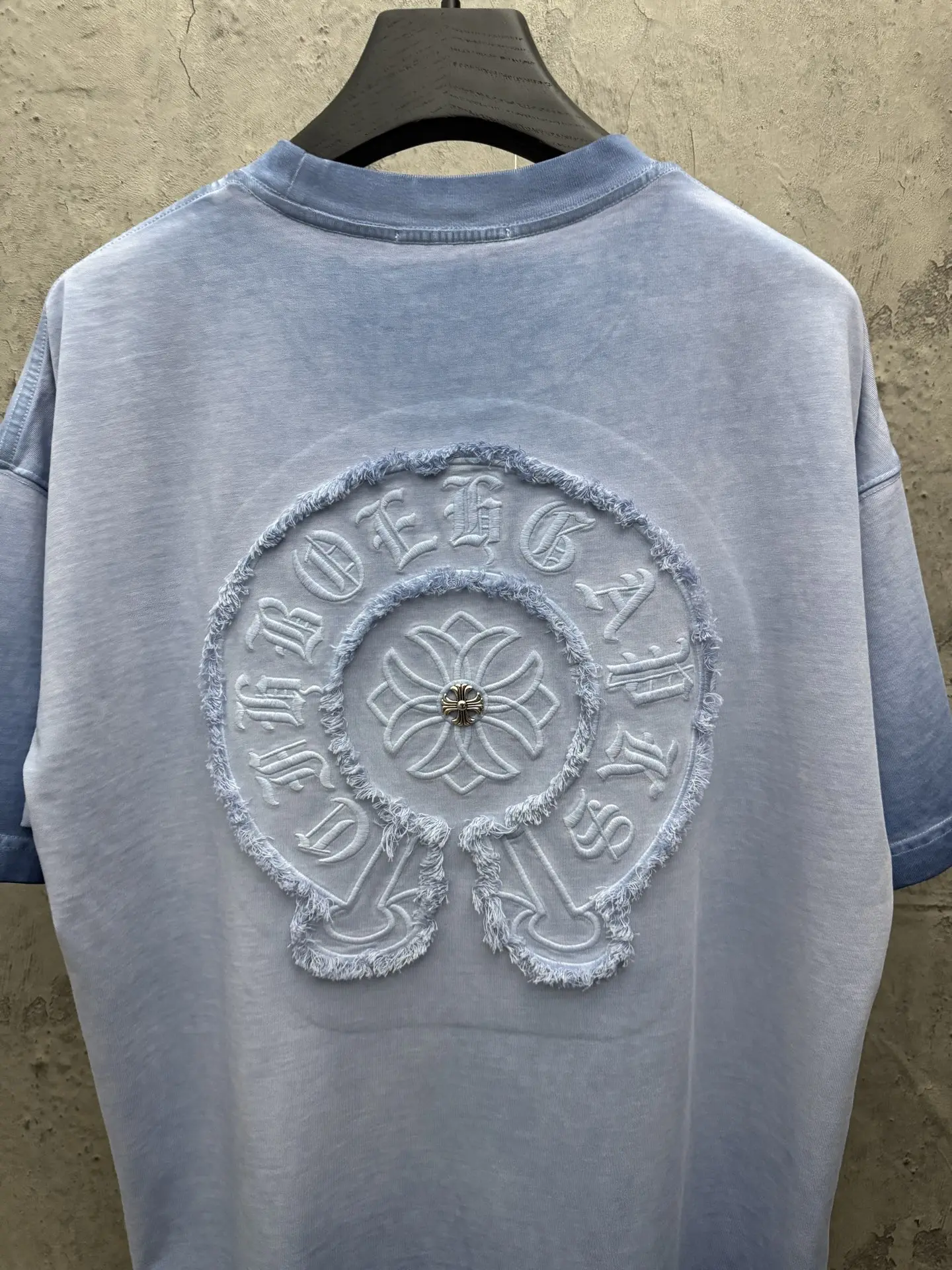 Chrome Hearts Acid-Wash Embroidered T-Shirt D17514368 — view 7