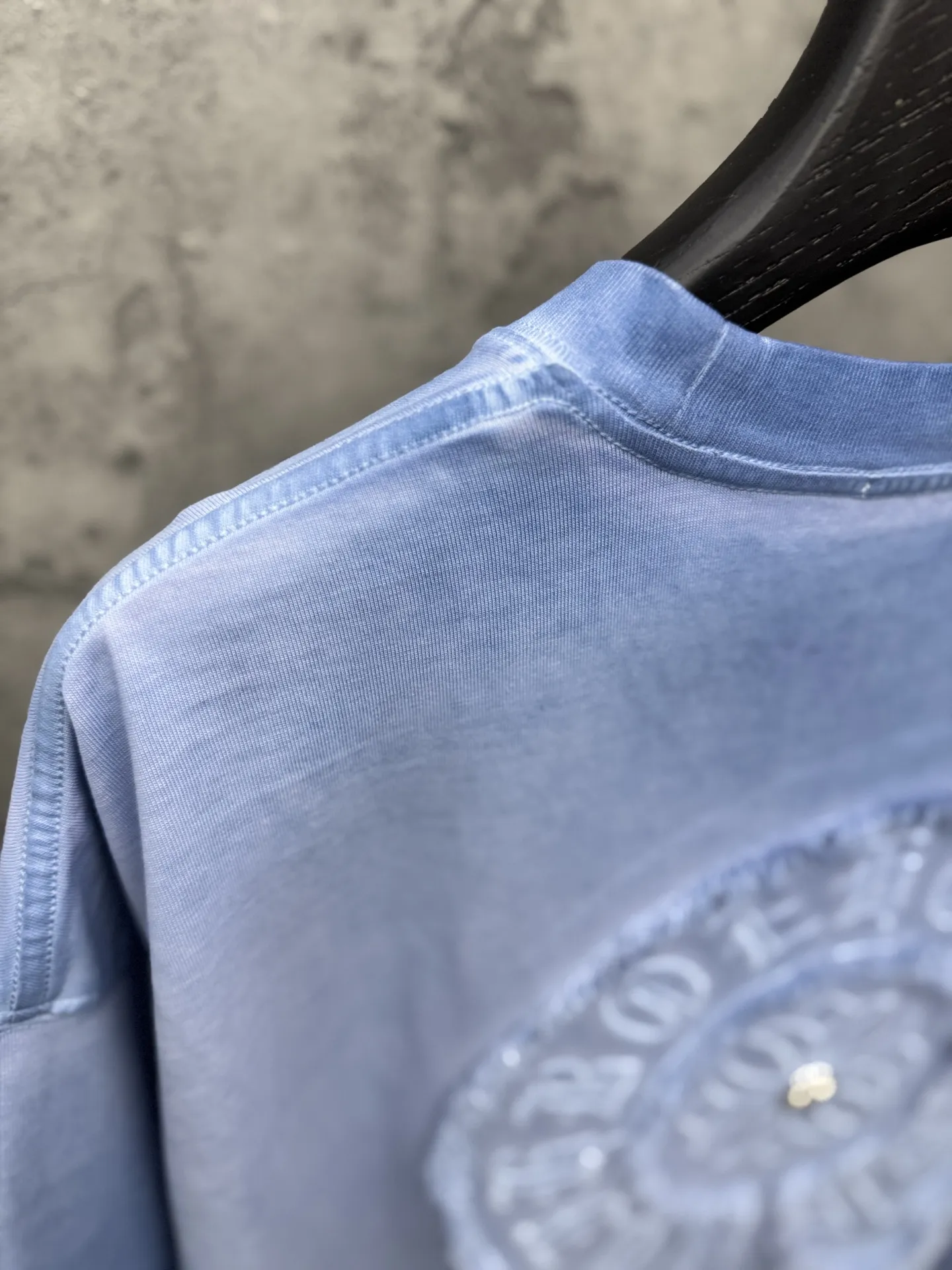 Chrome Hearts Acid-Wash Embroidered T-Shirt D17514368 — view 9