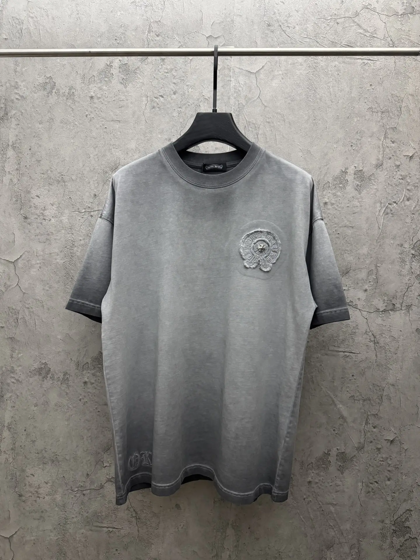 Embroidered Washed Cotton T-Shirt D17514369