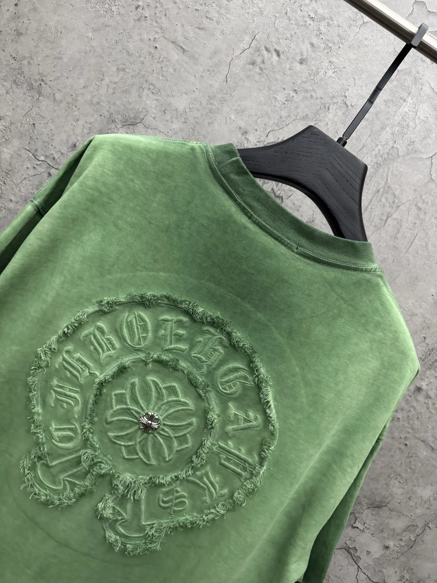 Embroidered Washed Cotton T-Shirt D17514371 — view 4