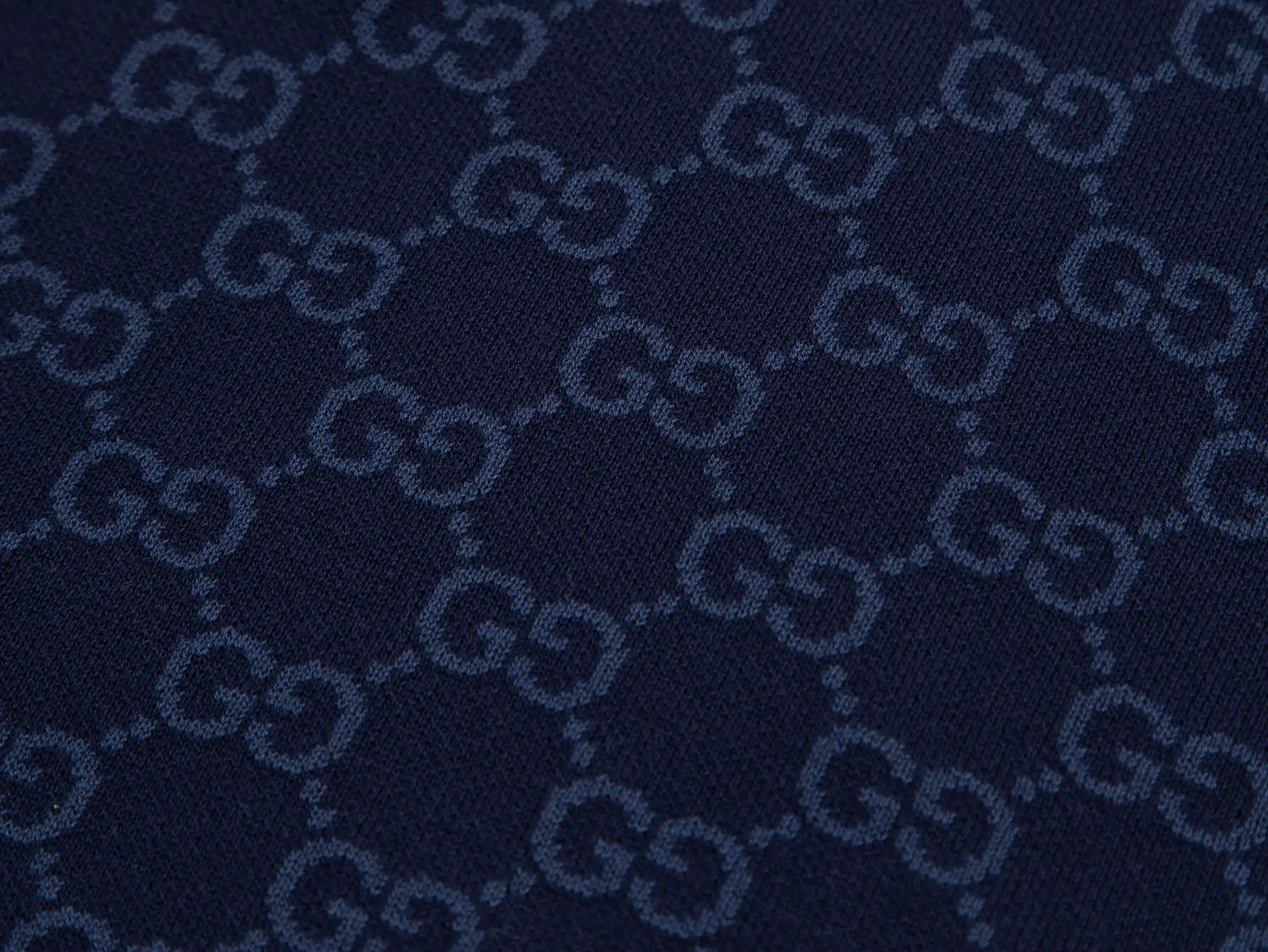 GG Monogram Jacquard Wool-Blend Polo Shirt D17516171 — view 7