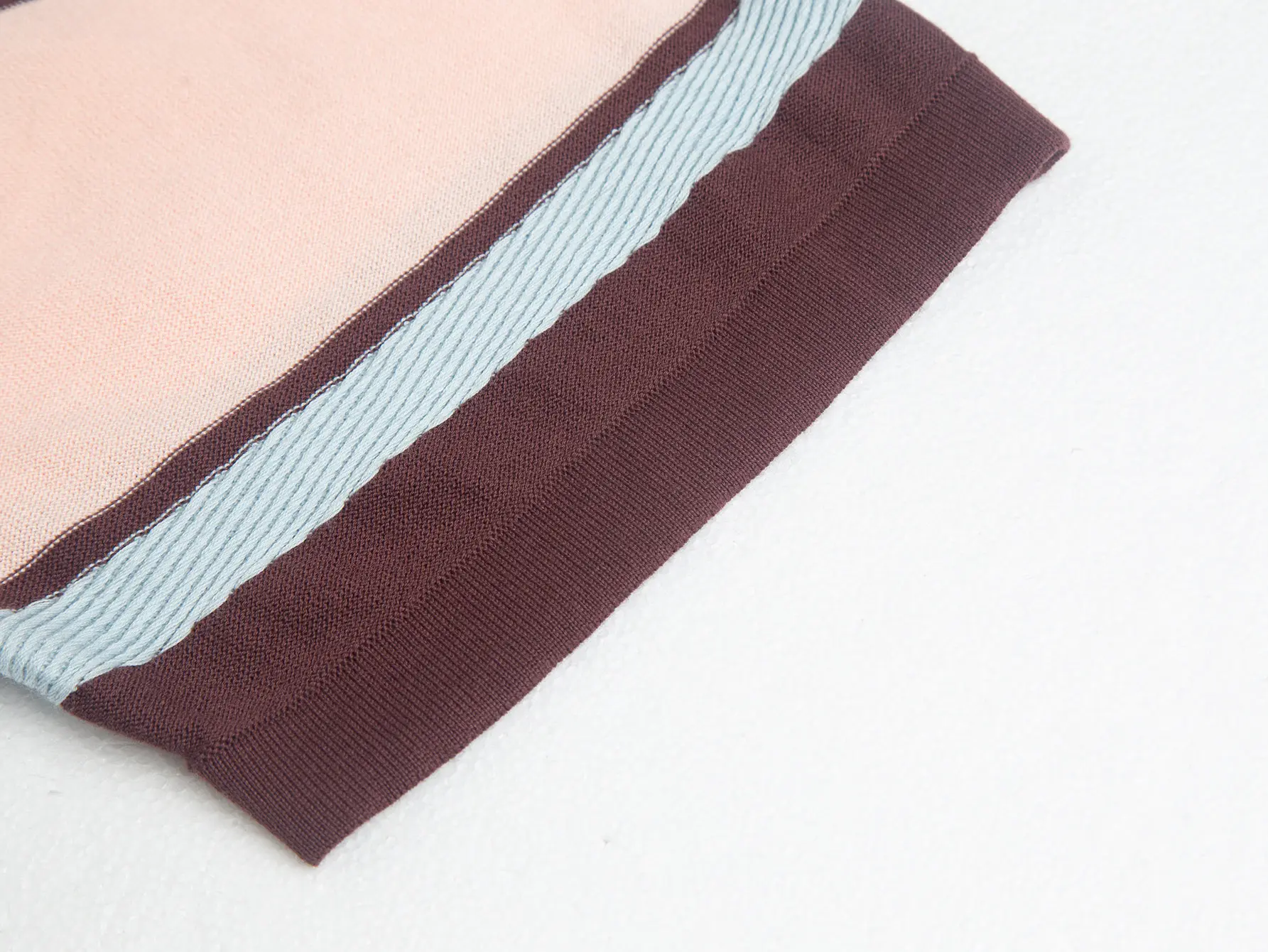 Striped Wool-Blend Knit T-Shirt D17516200 — view 7