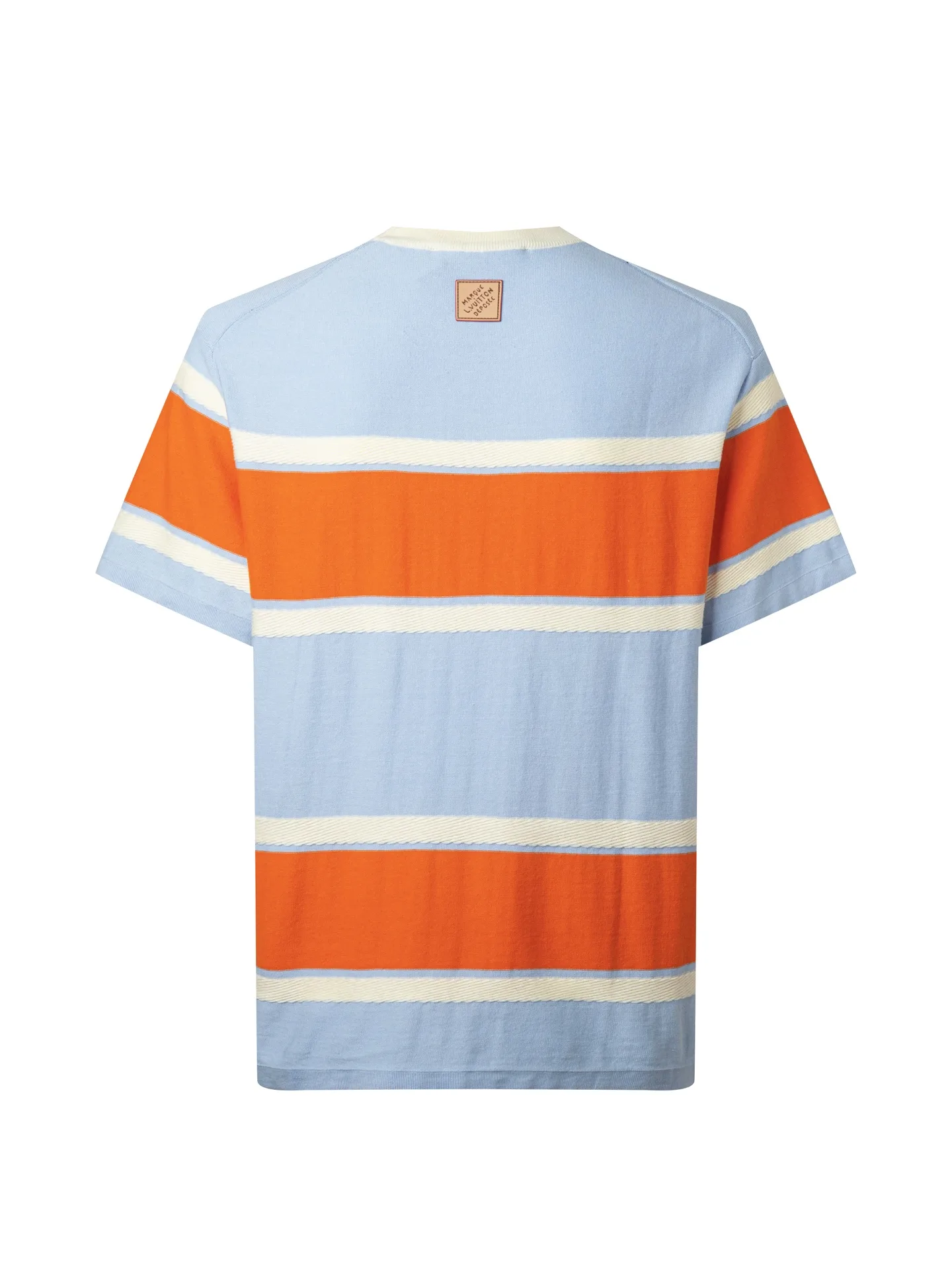 Striped Wool-Blend Knit T-Shirt D17516199 — view 2