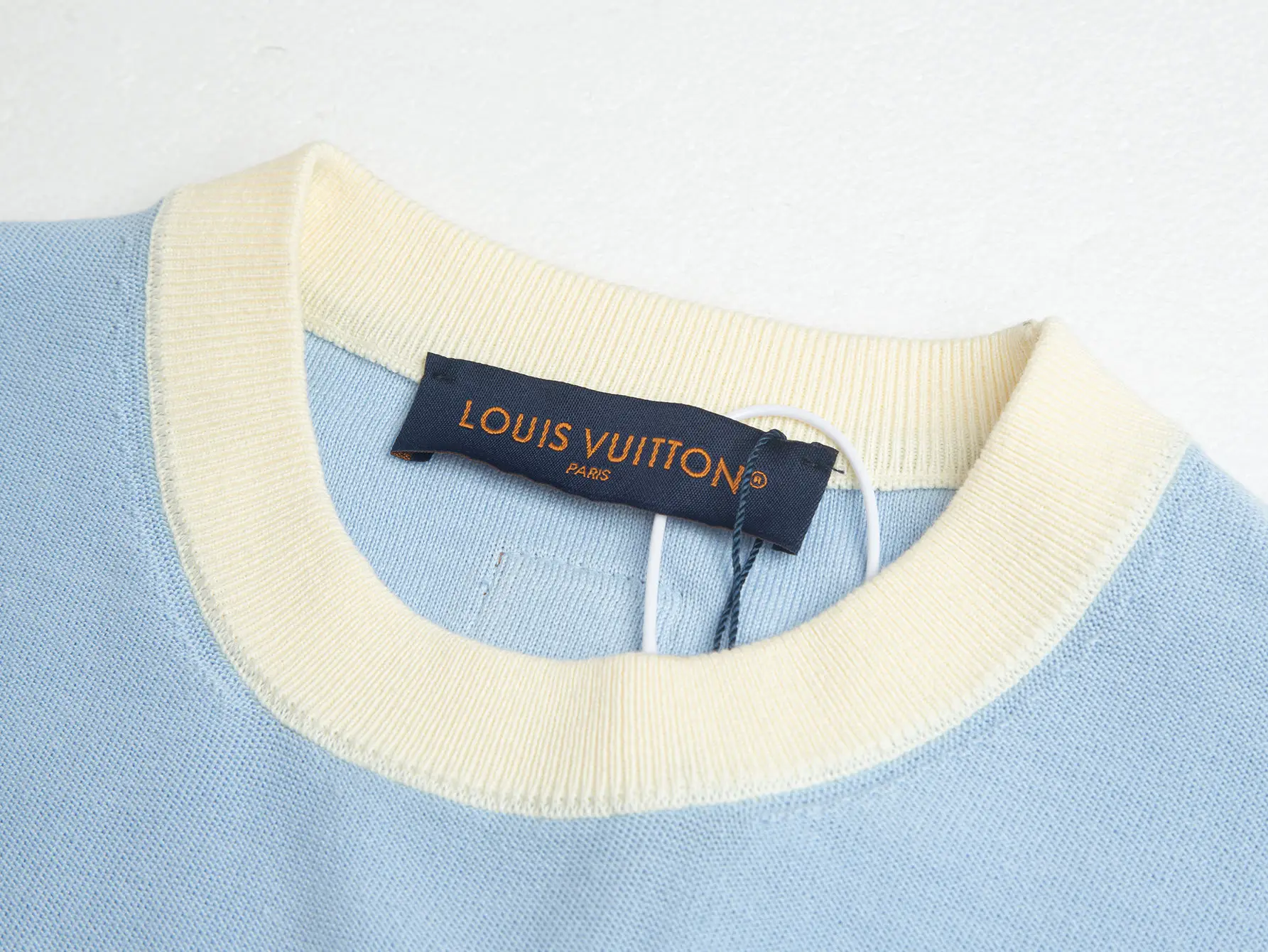 Striped Wool-Blend Knit T-Shirt D17516199 — view 4