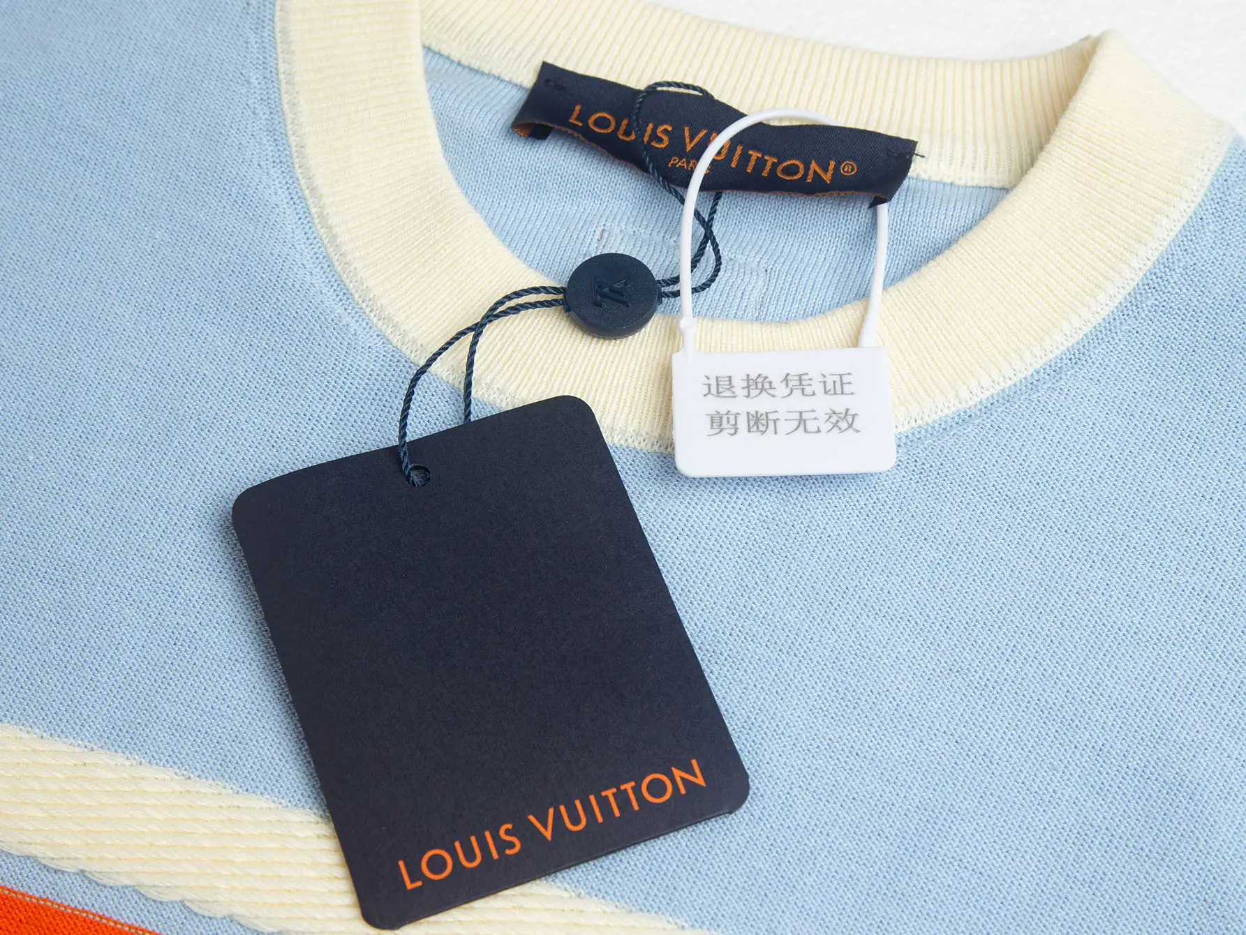 Striped Wool-Blend Knit T-Shirt D17516199 — view 7