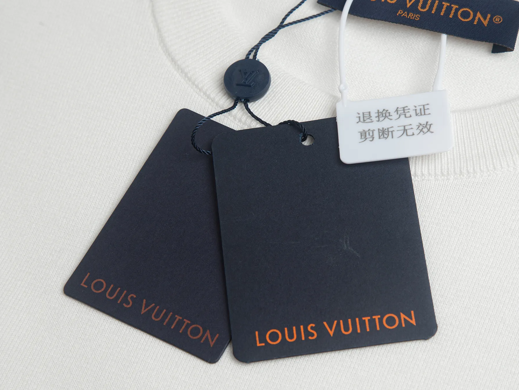 Logo-Embroidered Wool-Blend Knit T-Shirt D17511463 — view 7
