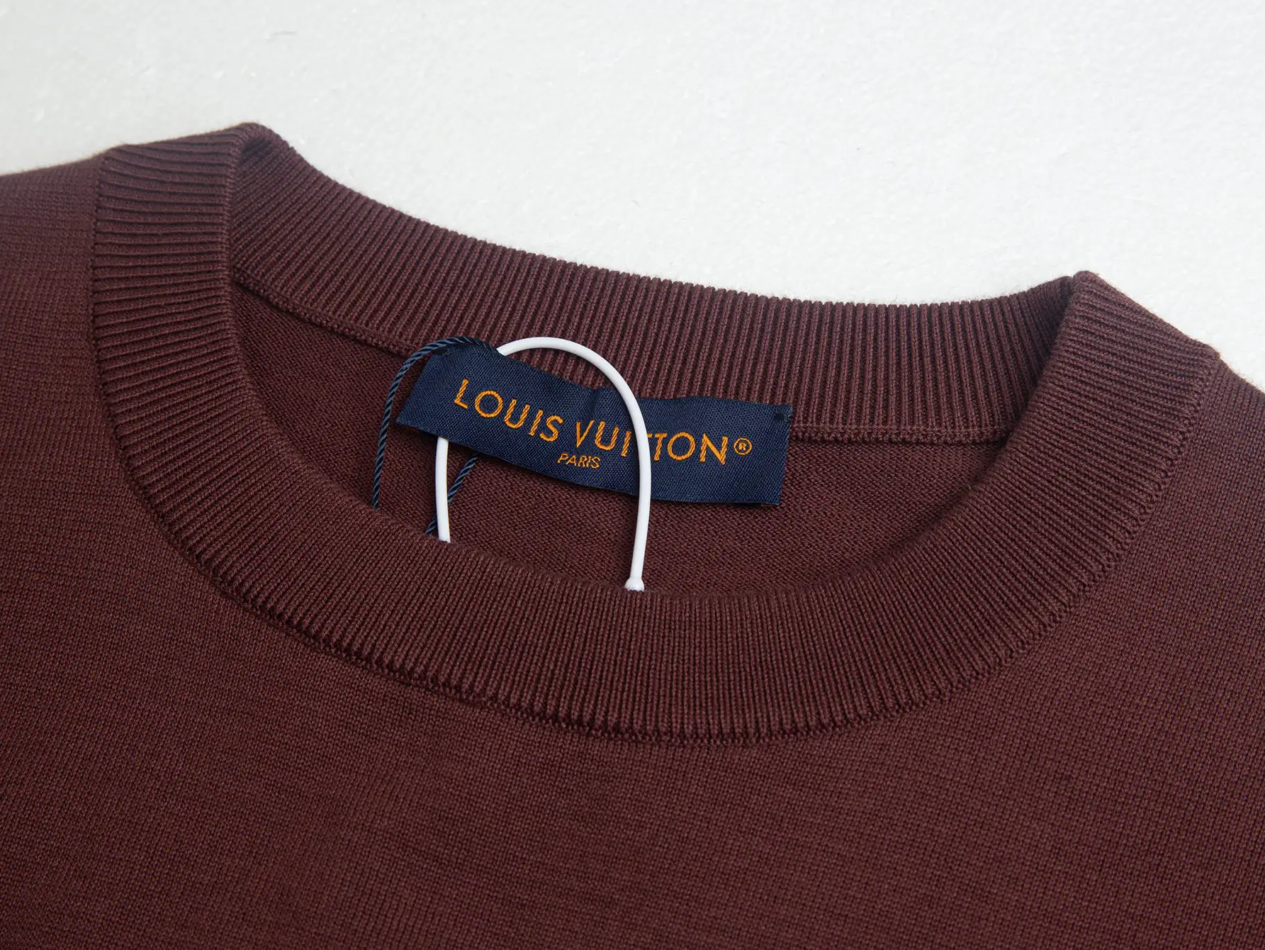 Logo-Embroidered Wool-Blend Knit T-Shirt D17511461 — view 5