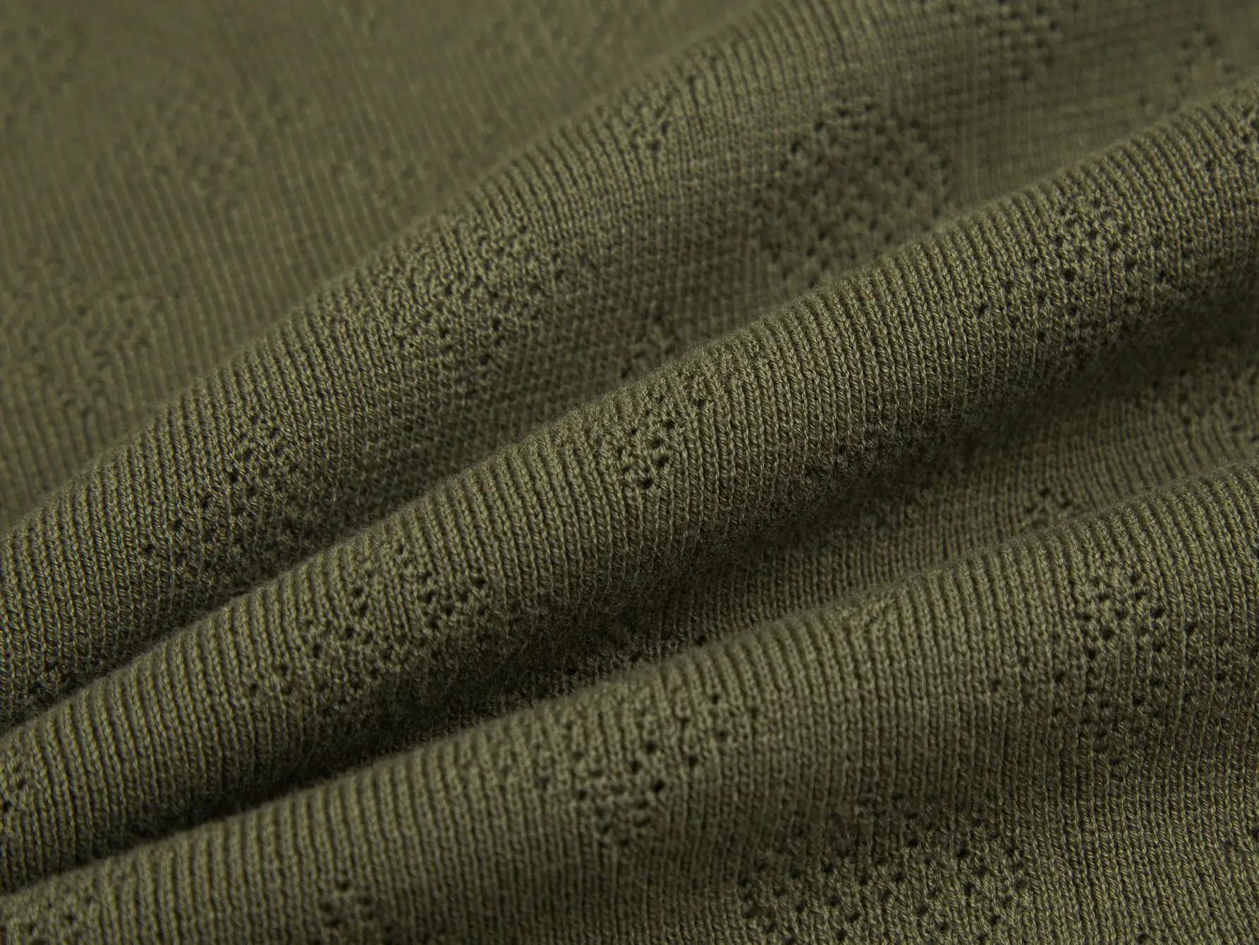 Monogram Perforated Wool-Blend Polo Shirt D17516168 — view 9