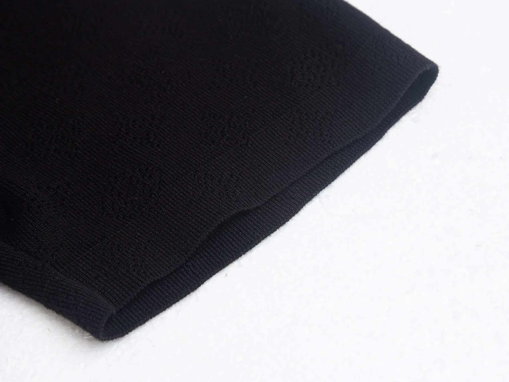 Monogram Open-Knit Wool-Blend Polo Shirt D17516170 — view 8