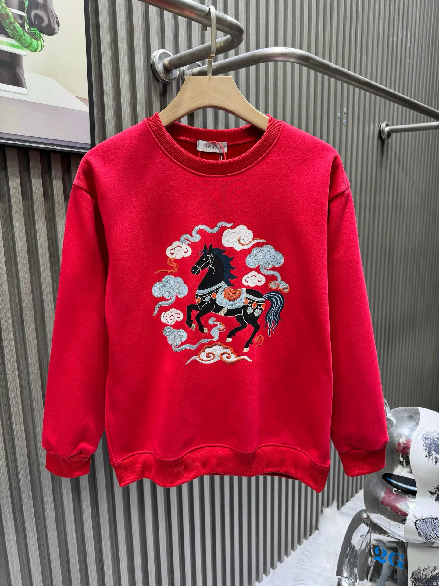 Embroidered Lunar New Year Sweatshirt D17514537