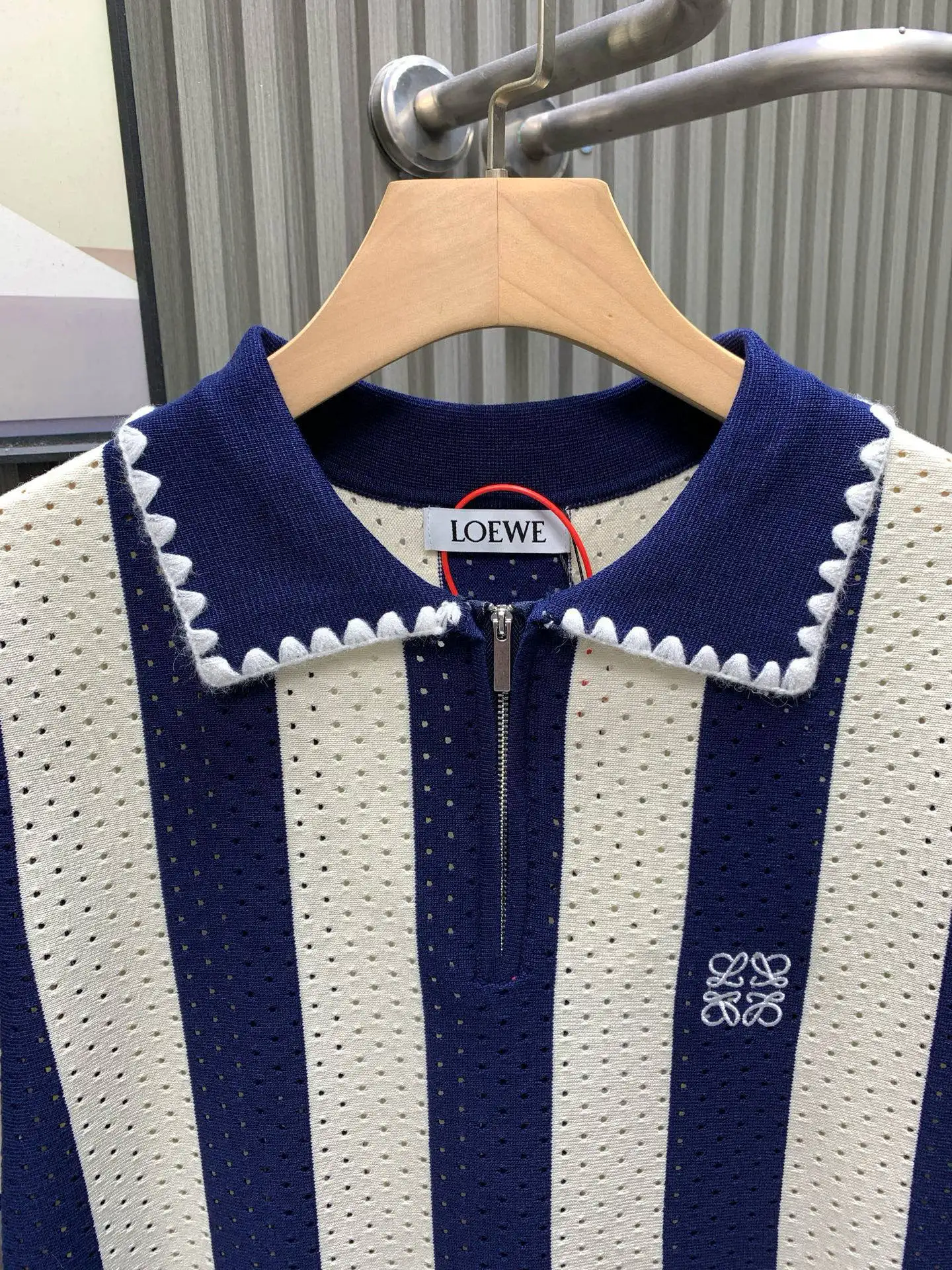 Striped Silk and Cashmere-Blend Knit Polo Shirt D17514525 — view 3