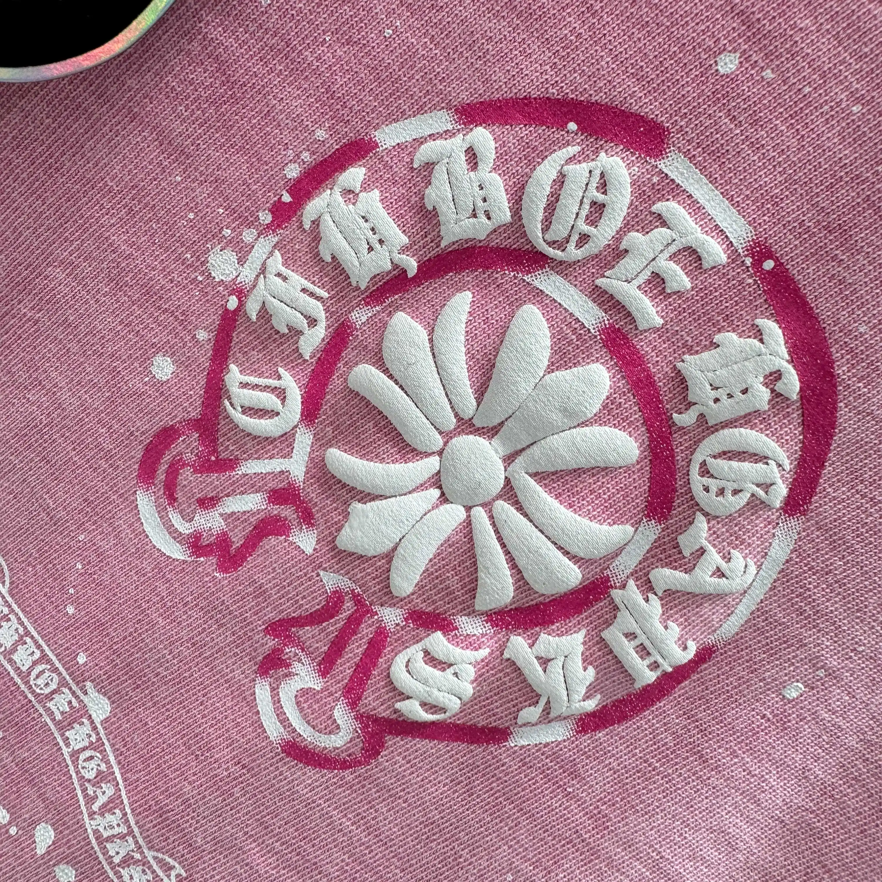 Chrome Hearts Acid-Wash Puff Print T-Shirt D18014227 — view 8