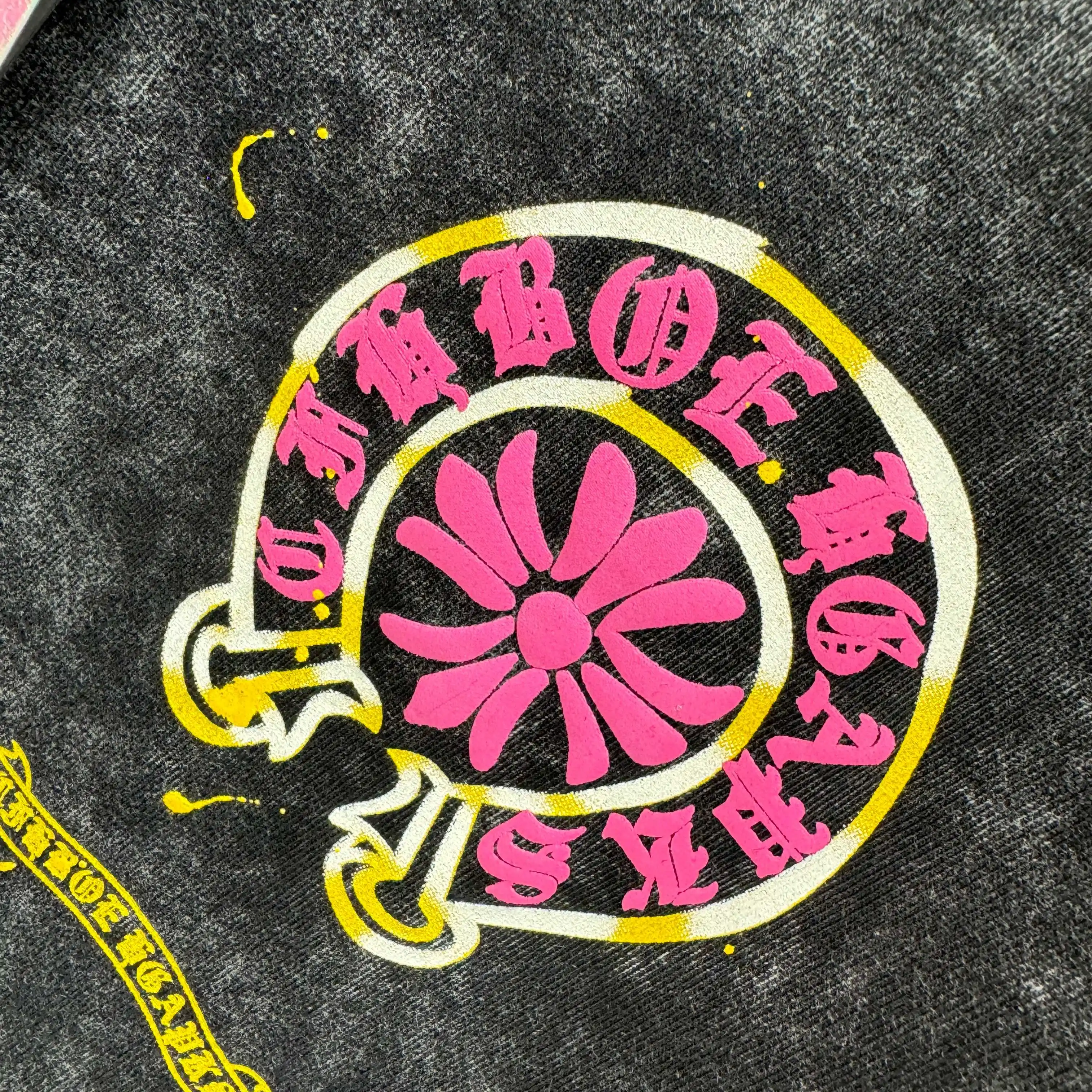 Acid-Wash Puff Print Logo T-Shirt D18014226 — view 8