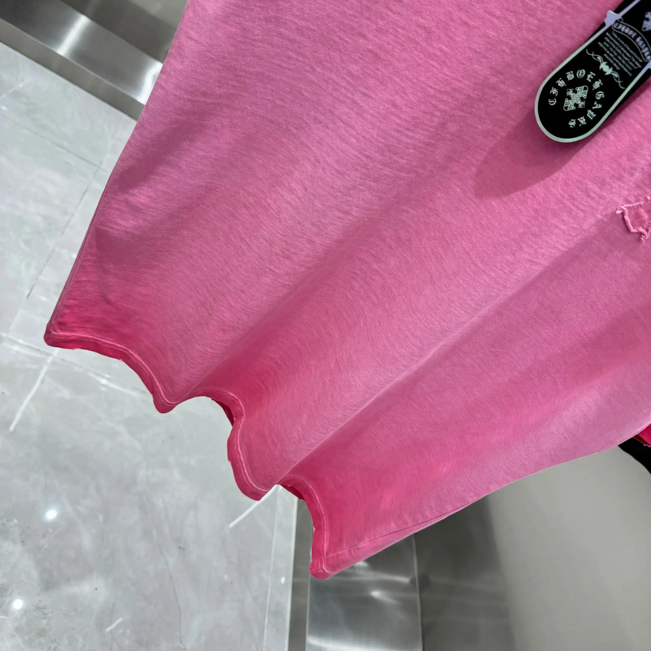 Washed Embroidered Patch T-Shirt D18014237 — view 9