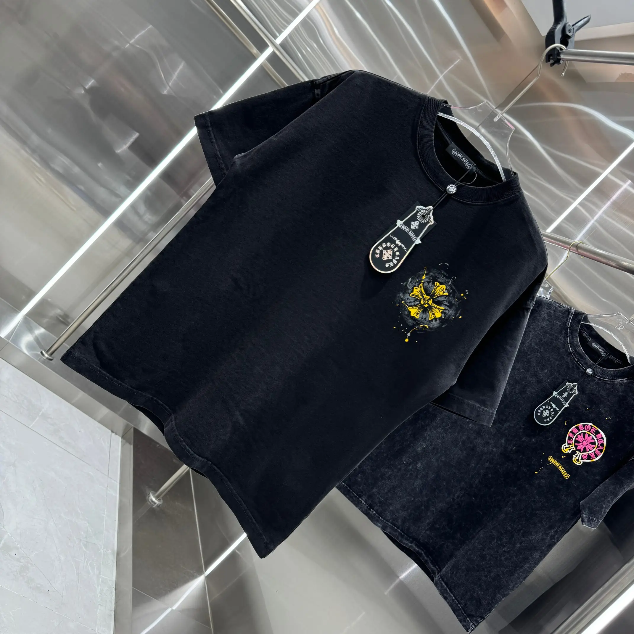 Logo Print Washed Cotton T-Shirt D18014322 — view 3