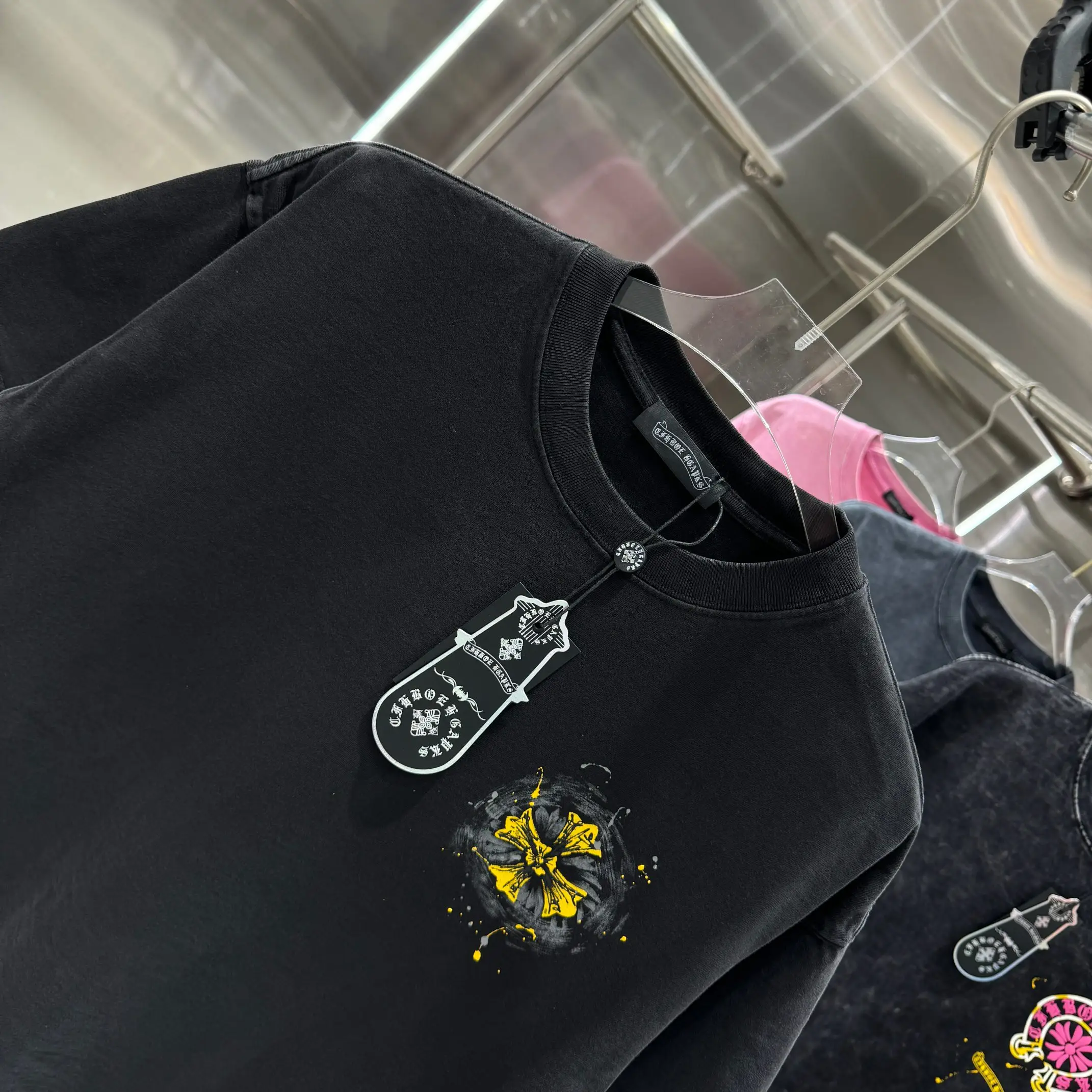 Logo Print Washed Cotton T-Shirt D18014322 — view 4
