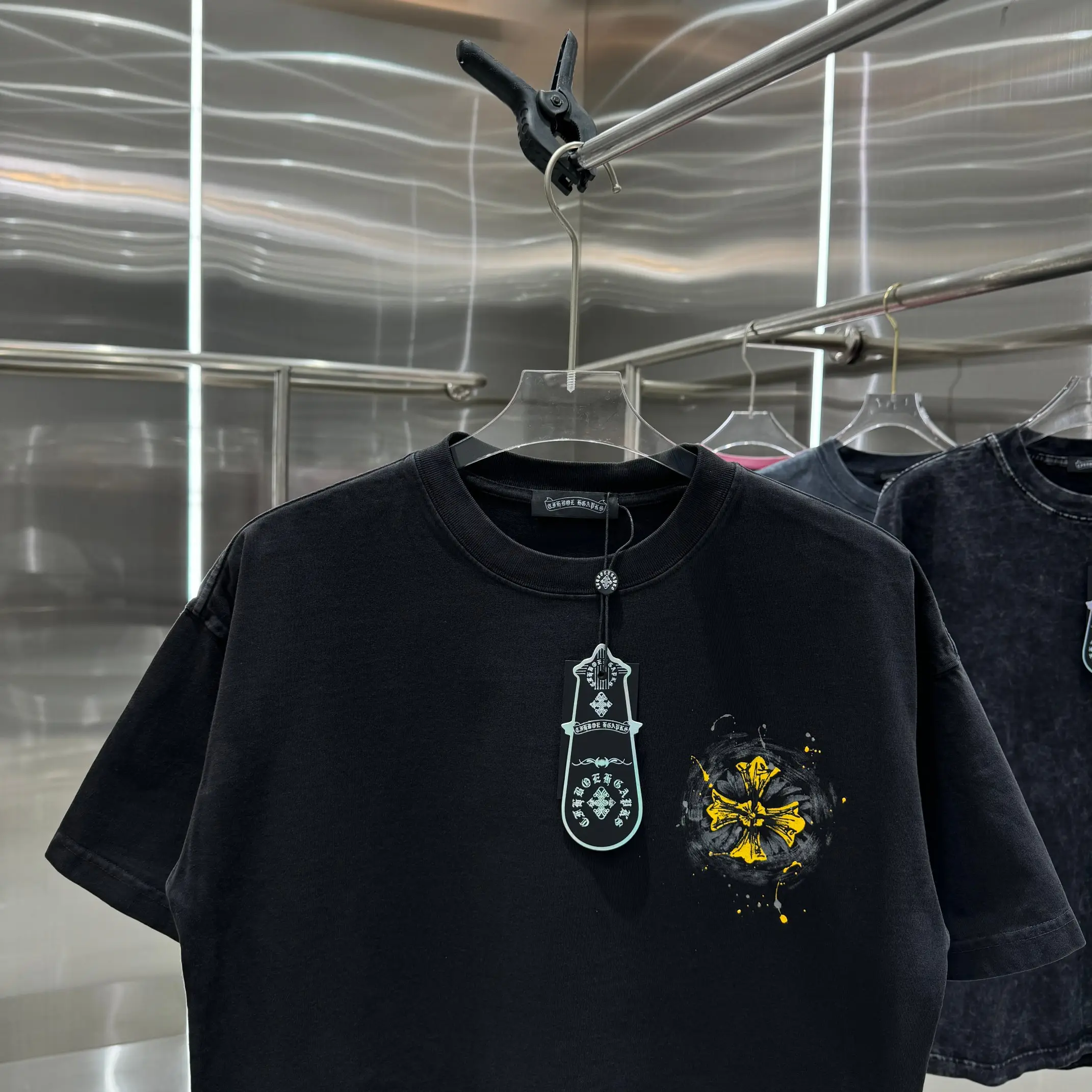 Logo Print Washed Cotton T-Shirt D18014322 — view 6