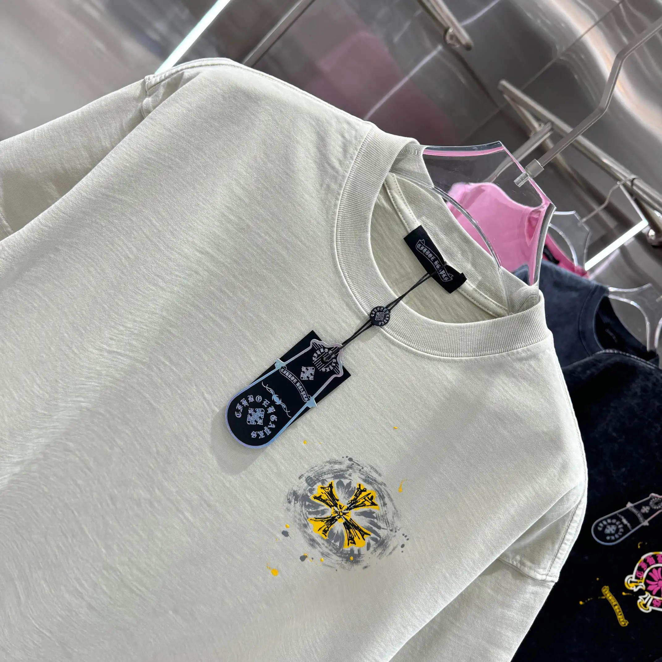 Logo Print Washed Cotton T-Shirt D18014319 — view 4