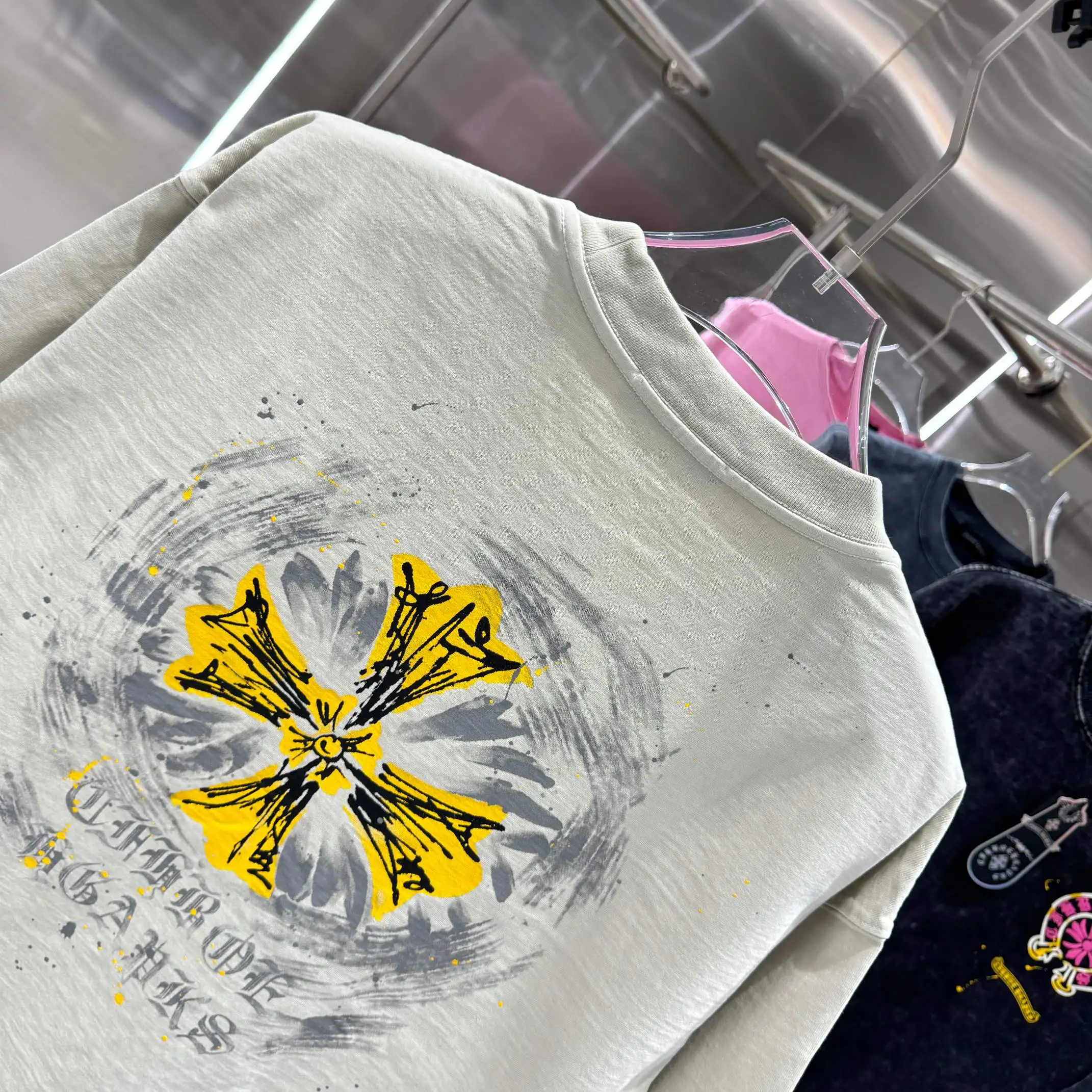 Logo Print Washed Cotton T-Shirt D18014319 — view 5