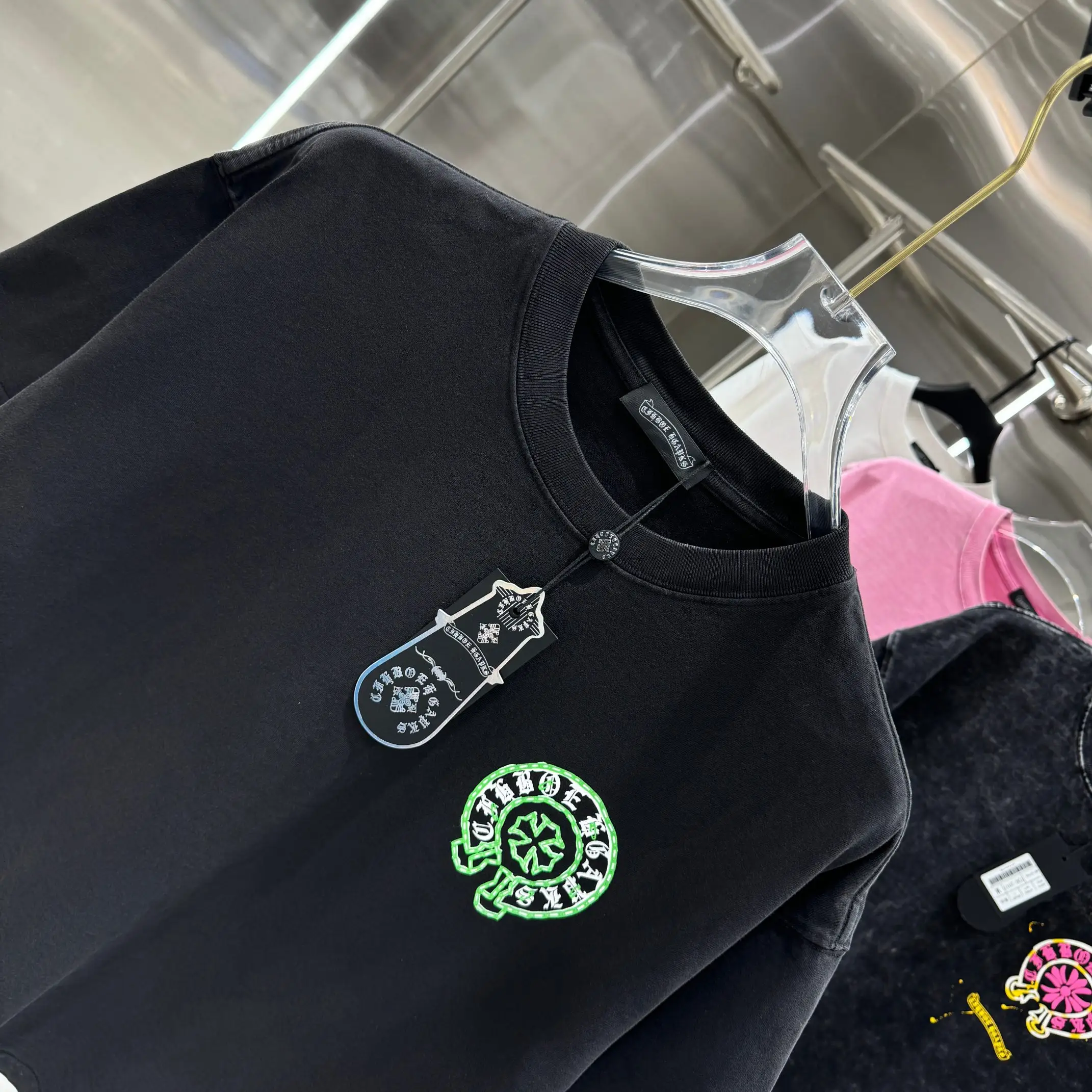 Logo Print Washed Cotton T-Shirt D18014229 — view 4