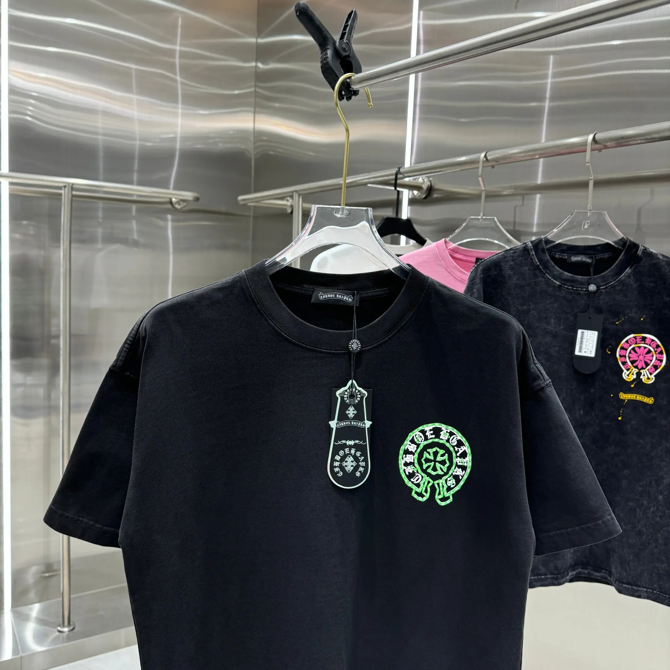 Logo Print Washed Cotton T-Shirt D18014229 — view 6