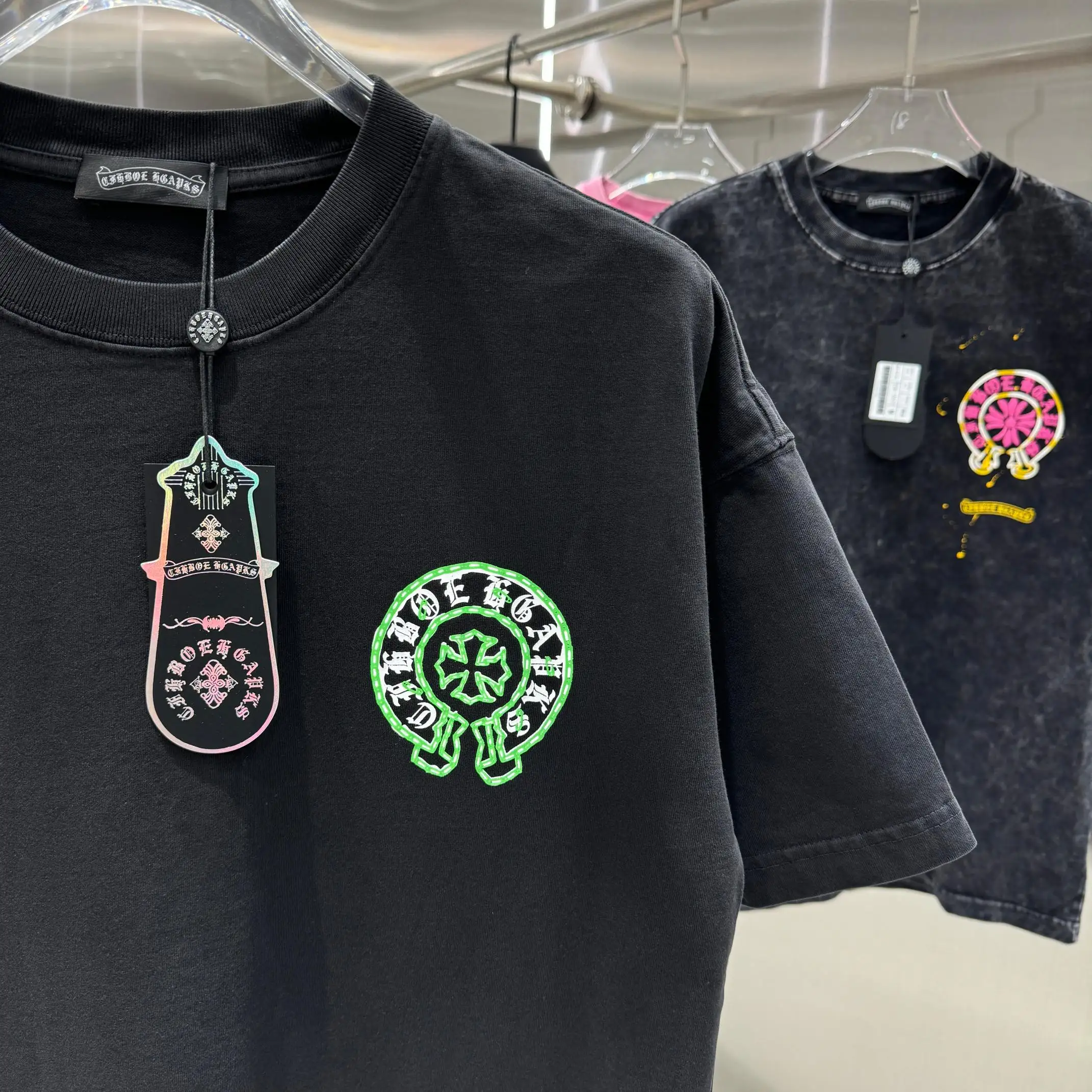 Logo Print Washed Cotton T-Shirt D18014229 — view 7