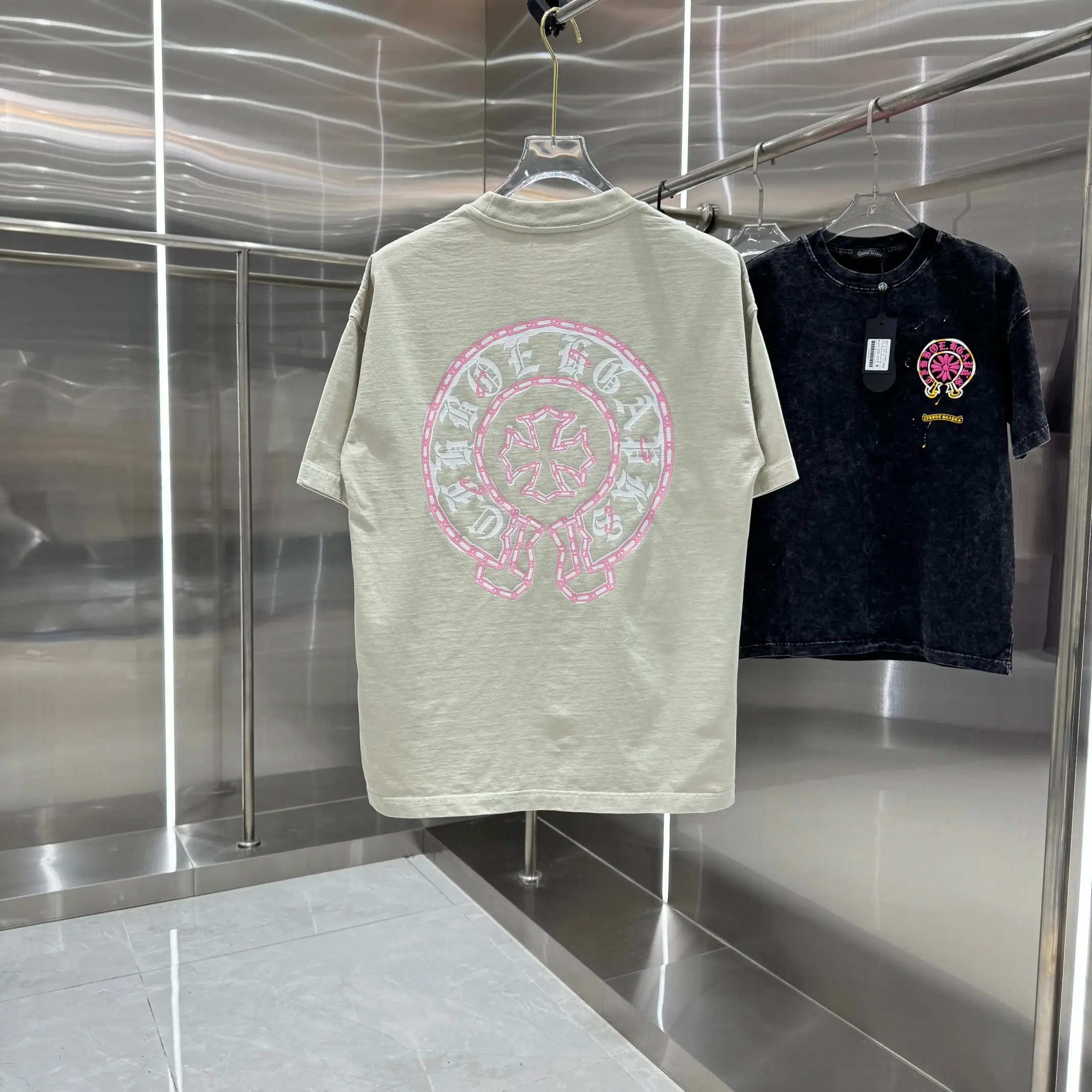 Logo Print Washed Cotton T-Shirt D18014230 — view 2