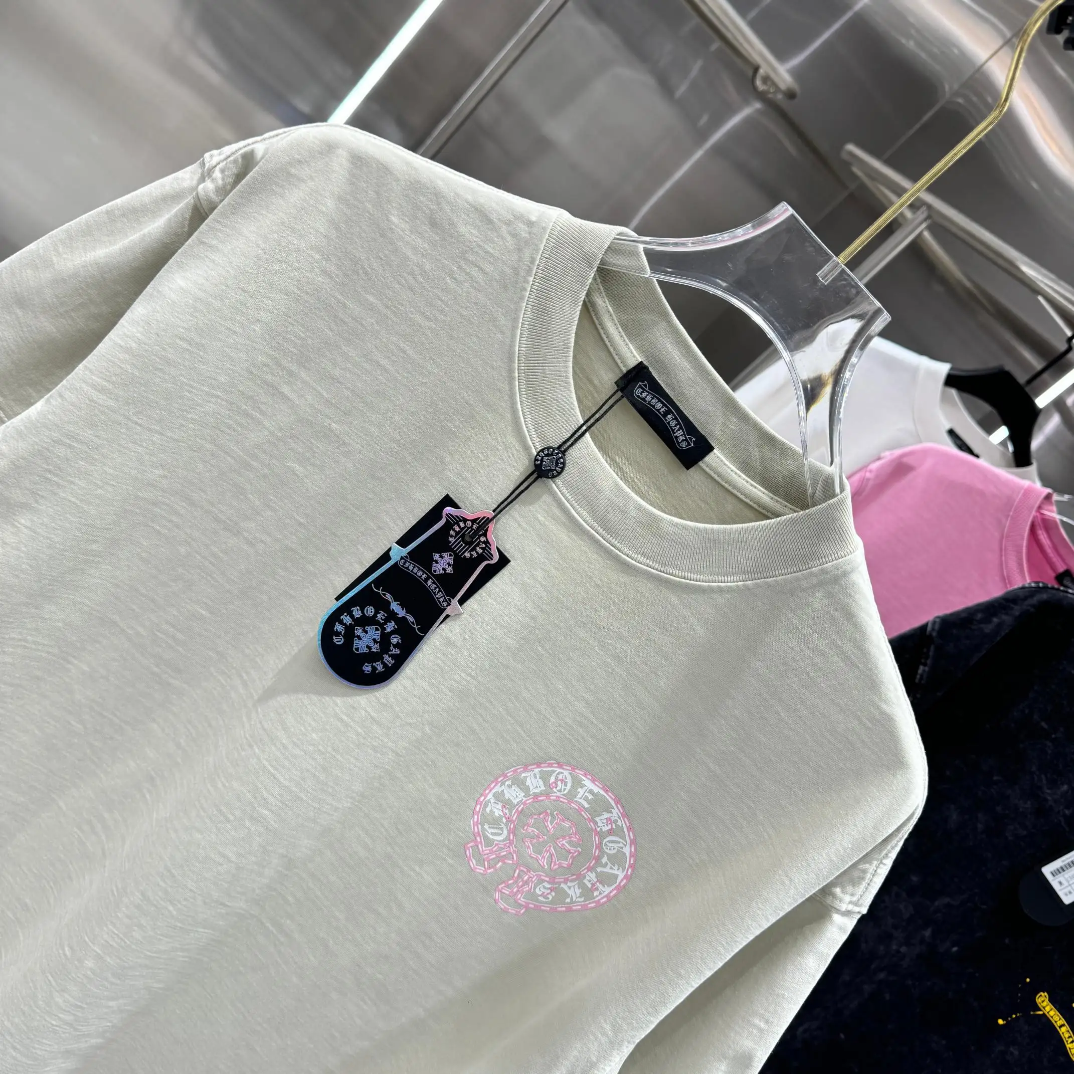 Logo Print Washed Cotton T-Shirt D18014230 — view 4
