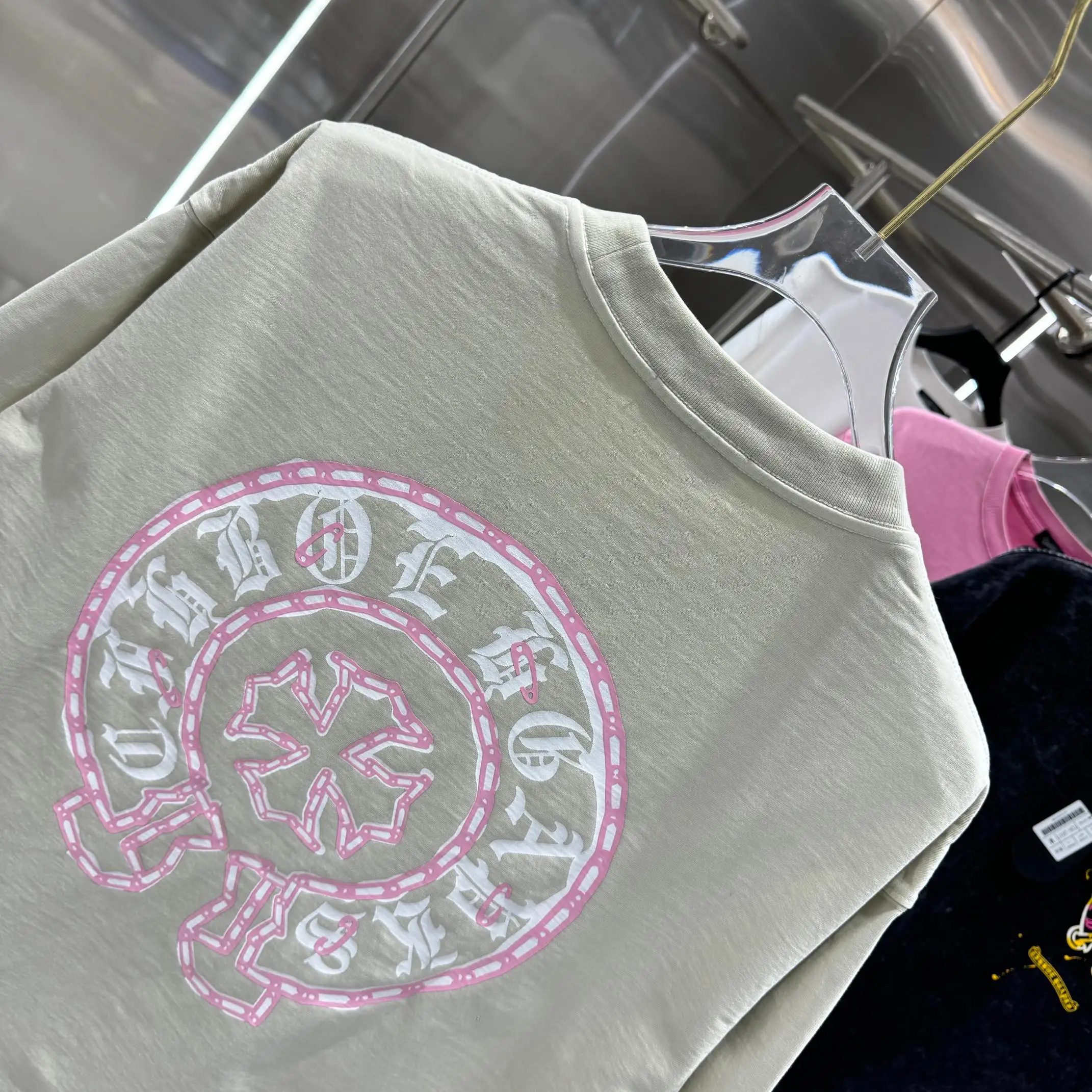 Logo Print Washed Cotton T-Shirt D18014230 — view 5