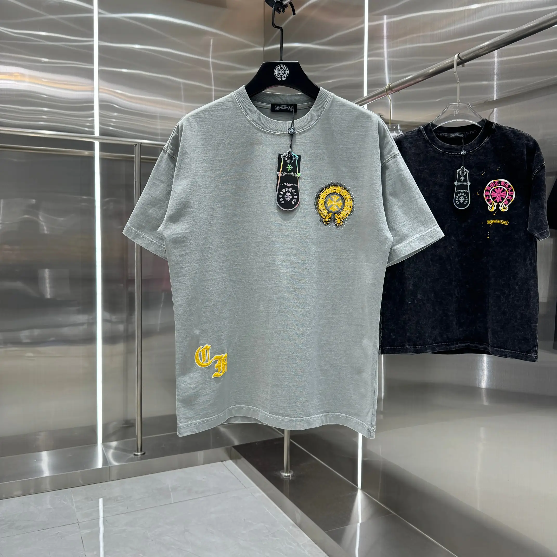Logo Puff-Print Cotton T-Shirt D18014218