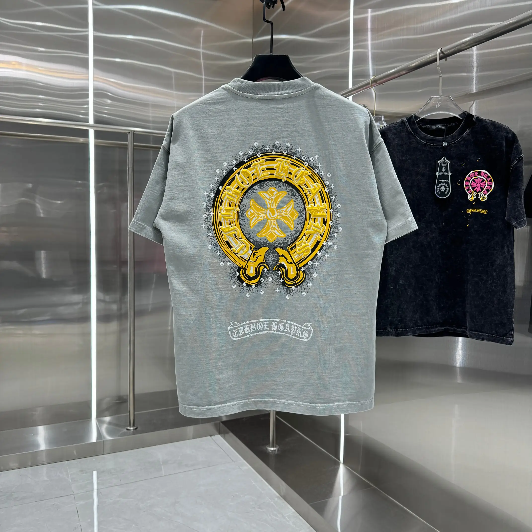 Logo Puff-Print Cotton T-Shirt D18014218 — view 2