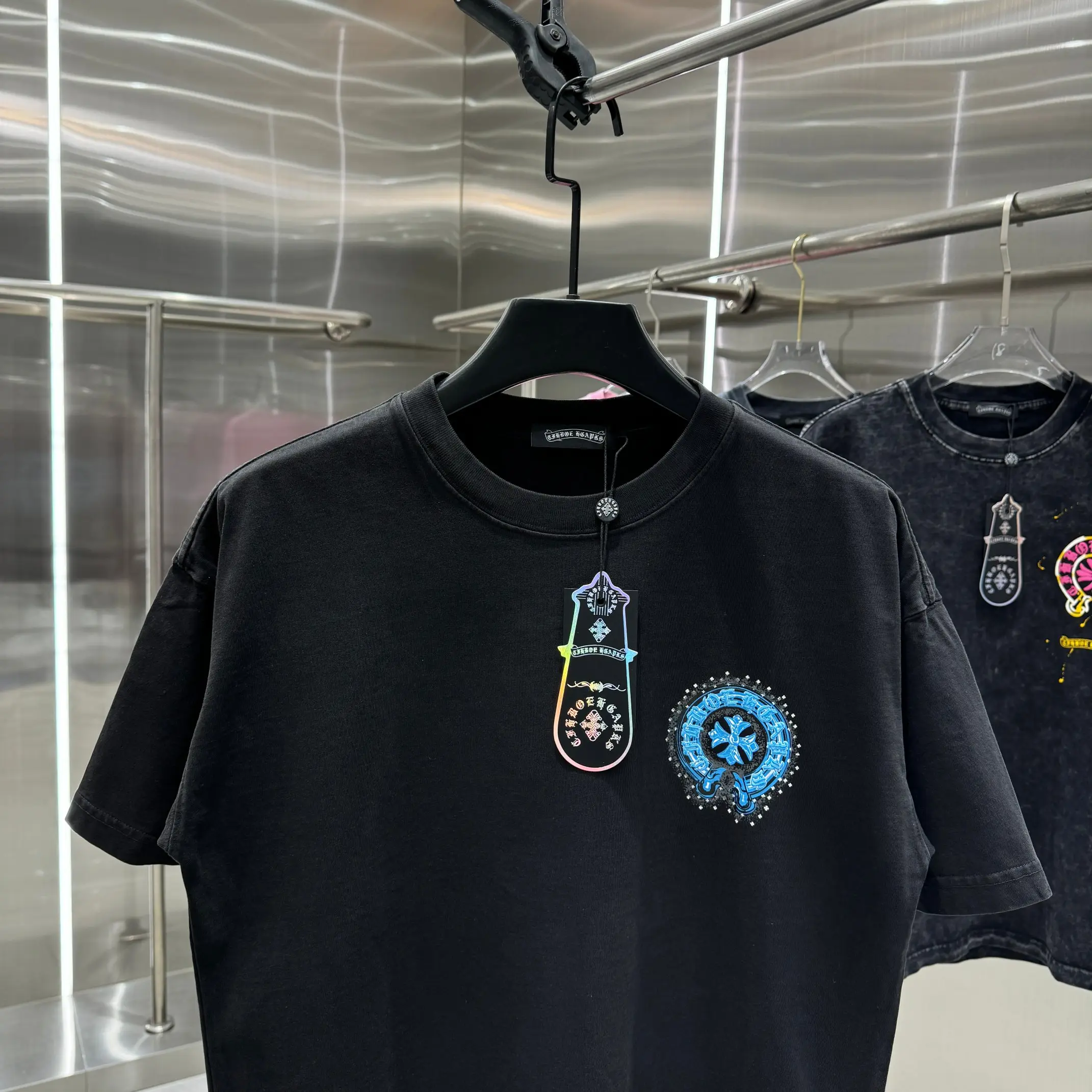 Puff-Print Logo Cotton T-Shirt D18014219 — view 6