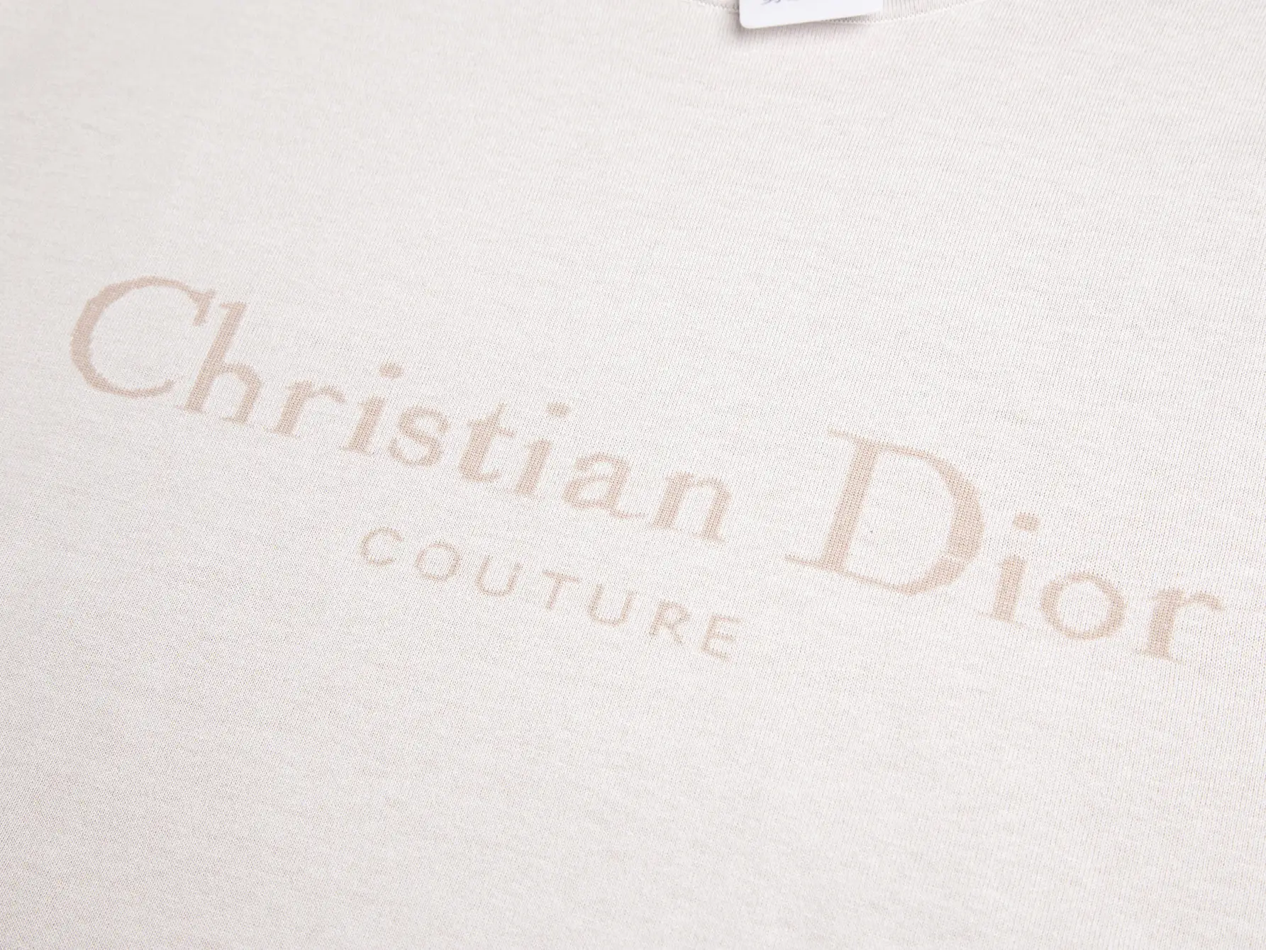 Christian Dior Couture Wool-Blend Knit T-Shirt D18016385 — view 3