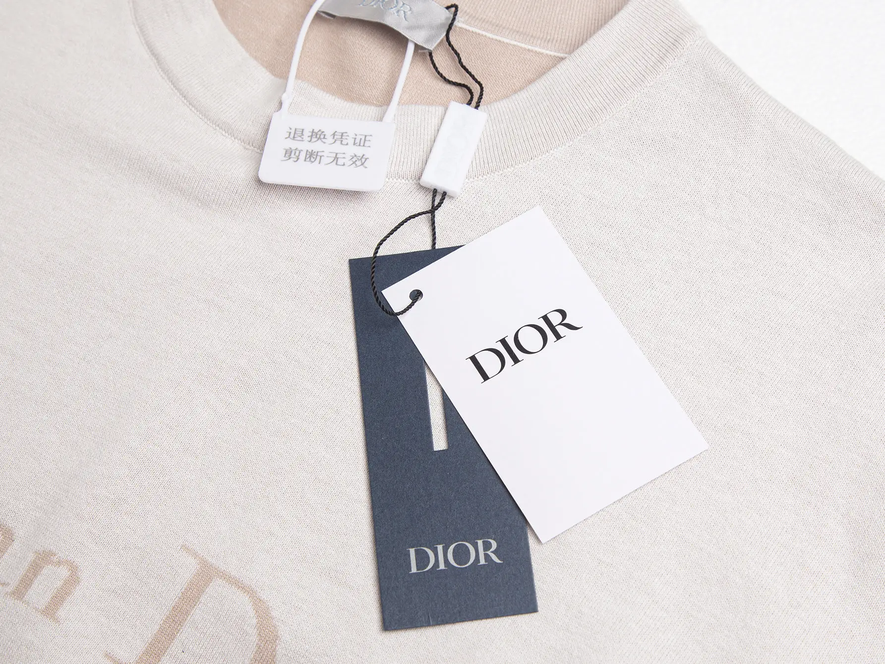 Christian Dior Couture Wool-Blend Knit T-Shirt D18016385 — view 5