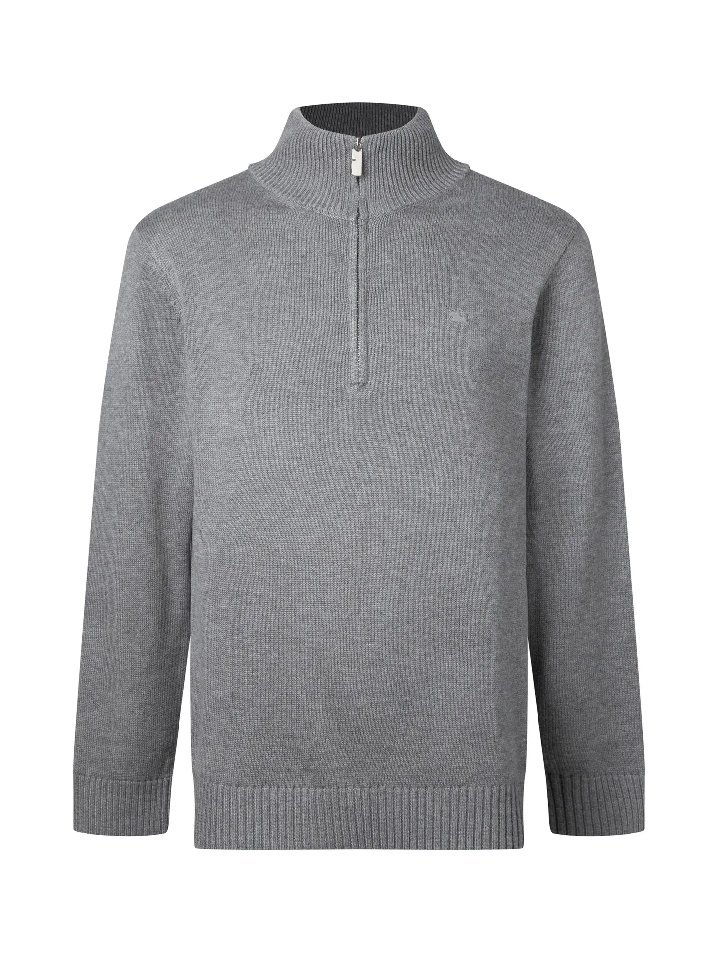 Embroidered Wool-Blend Half-Zip Sweater D18016436