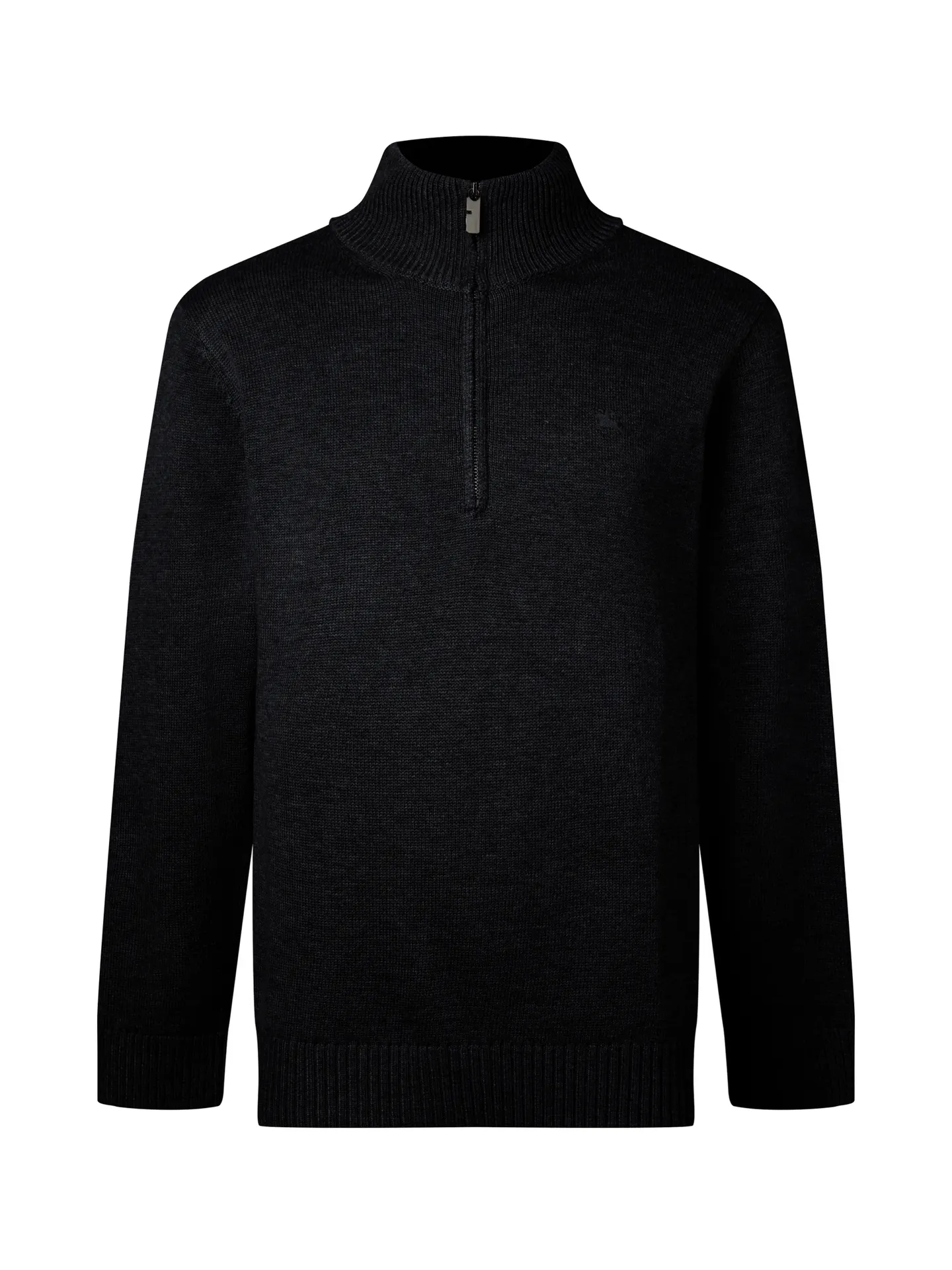 Embroidered Wool-Blend Half-Zip Sweater D18016437
