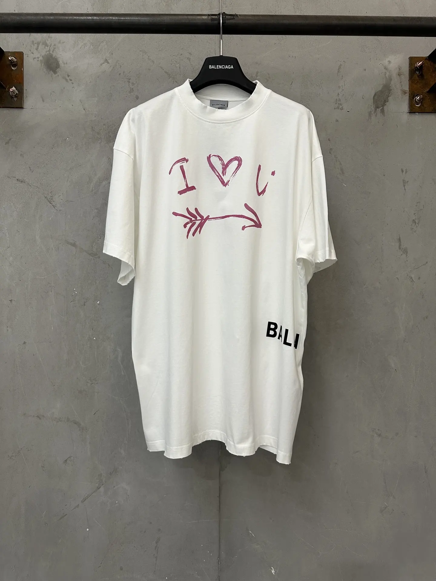 I Love U Graphic Cotton T-Shirt D18018961