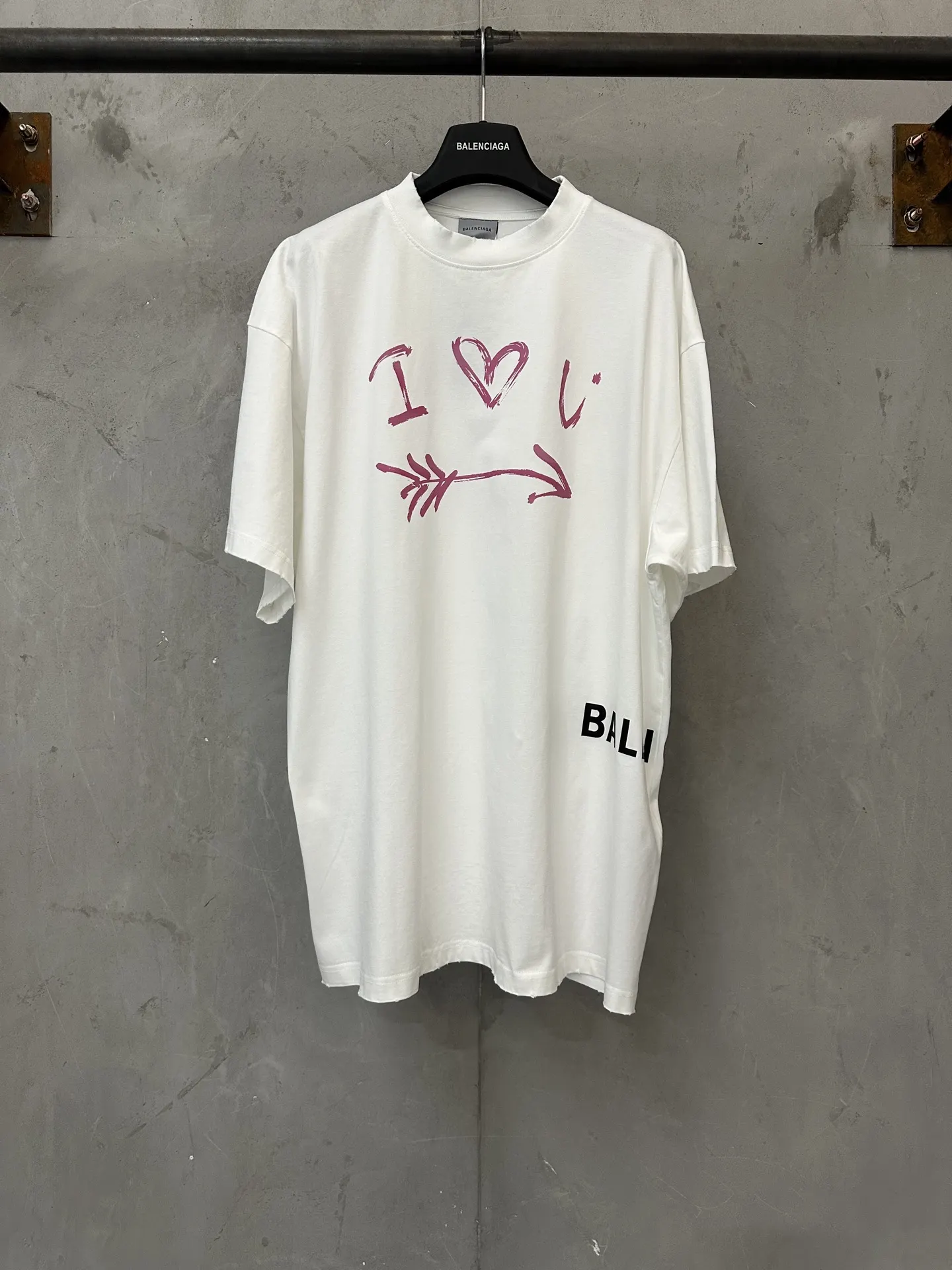 I Love U Graphic Cotton T-Shirt D18018961