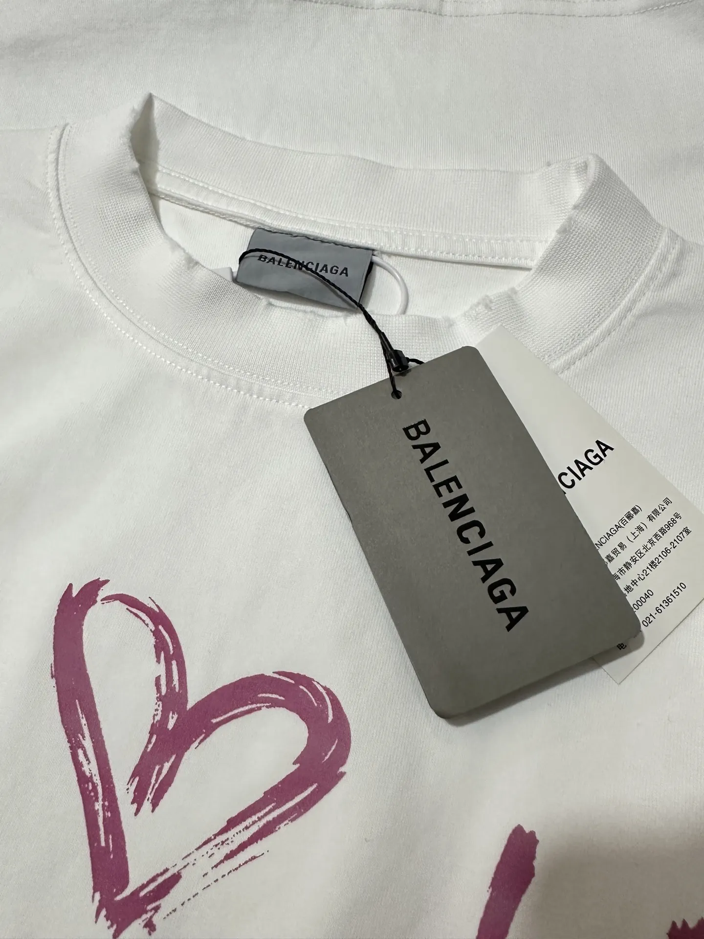 I Love U Graphic Cotton T-Shirt D18018961 — view 6