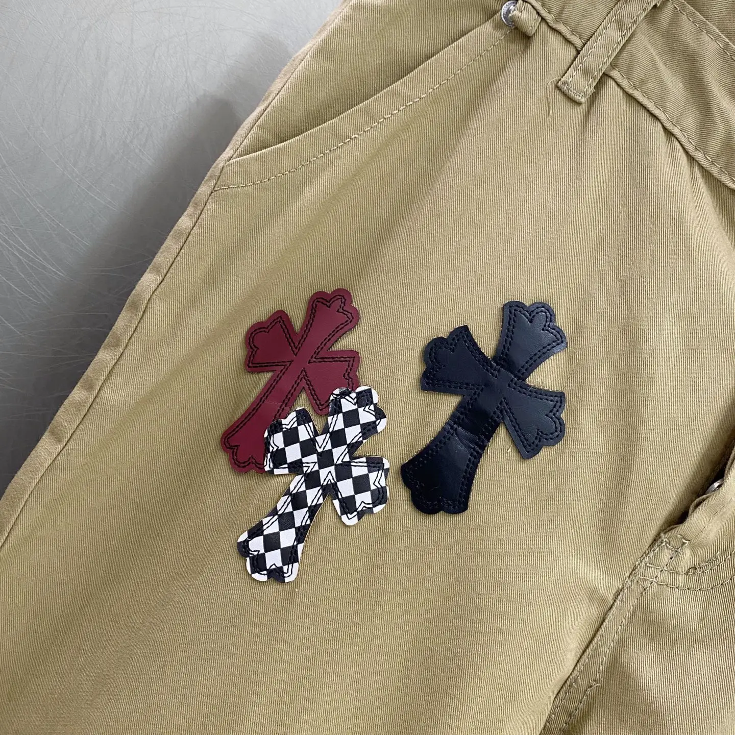 Cross Patch Straight-Leg Chino Trousers D18019613 — view 8