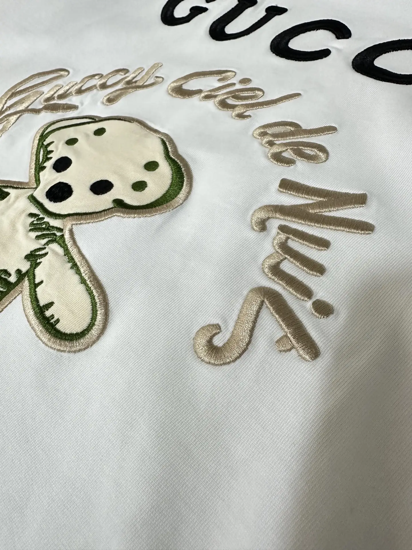 Teddy Bear Embroidered Cotton T-Shirt D18011955 — view 6