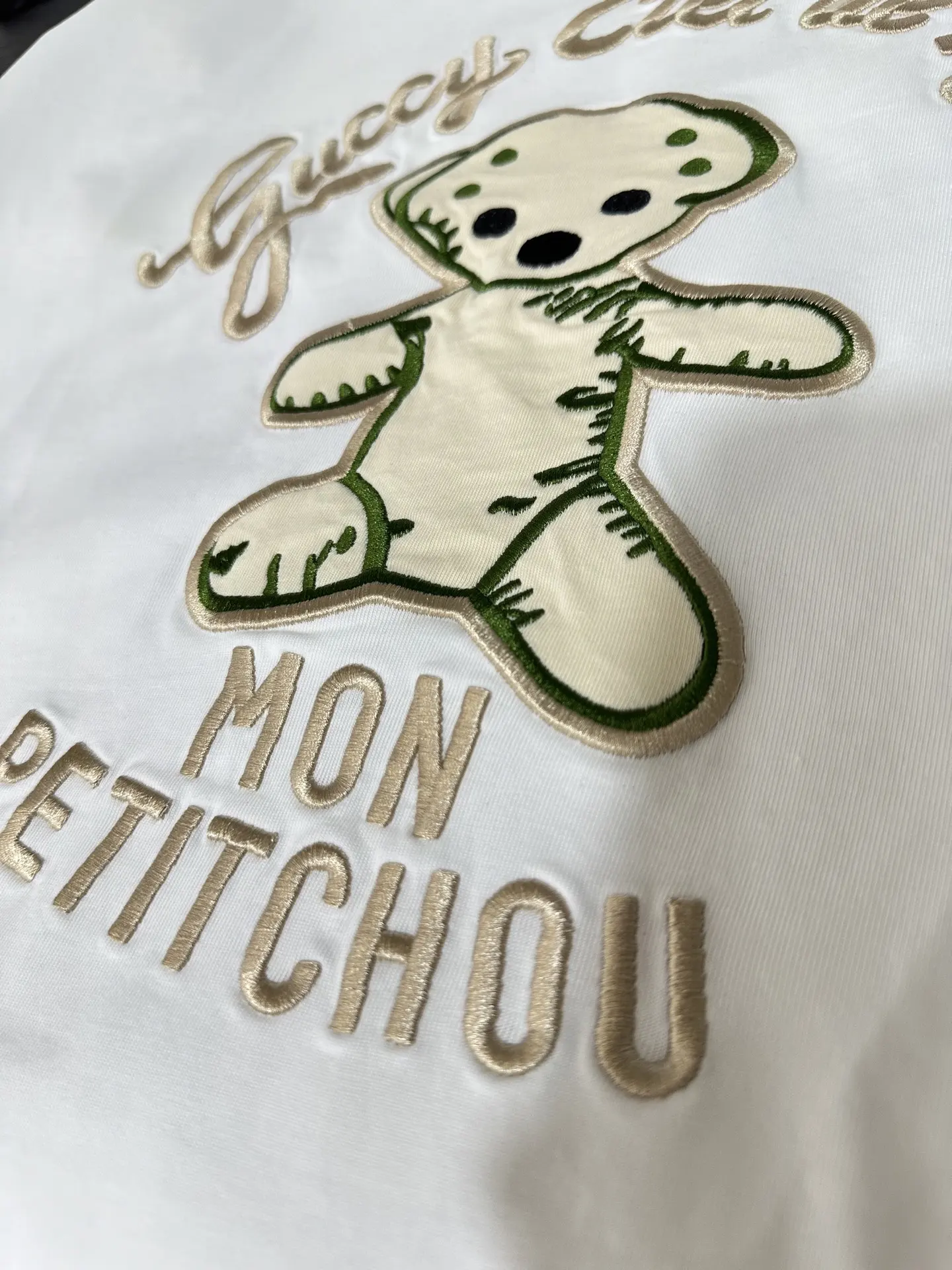 Teddy Bear Embroidered Cotton T-Shirt D18011955 — view 7